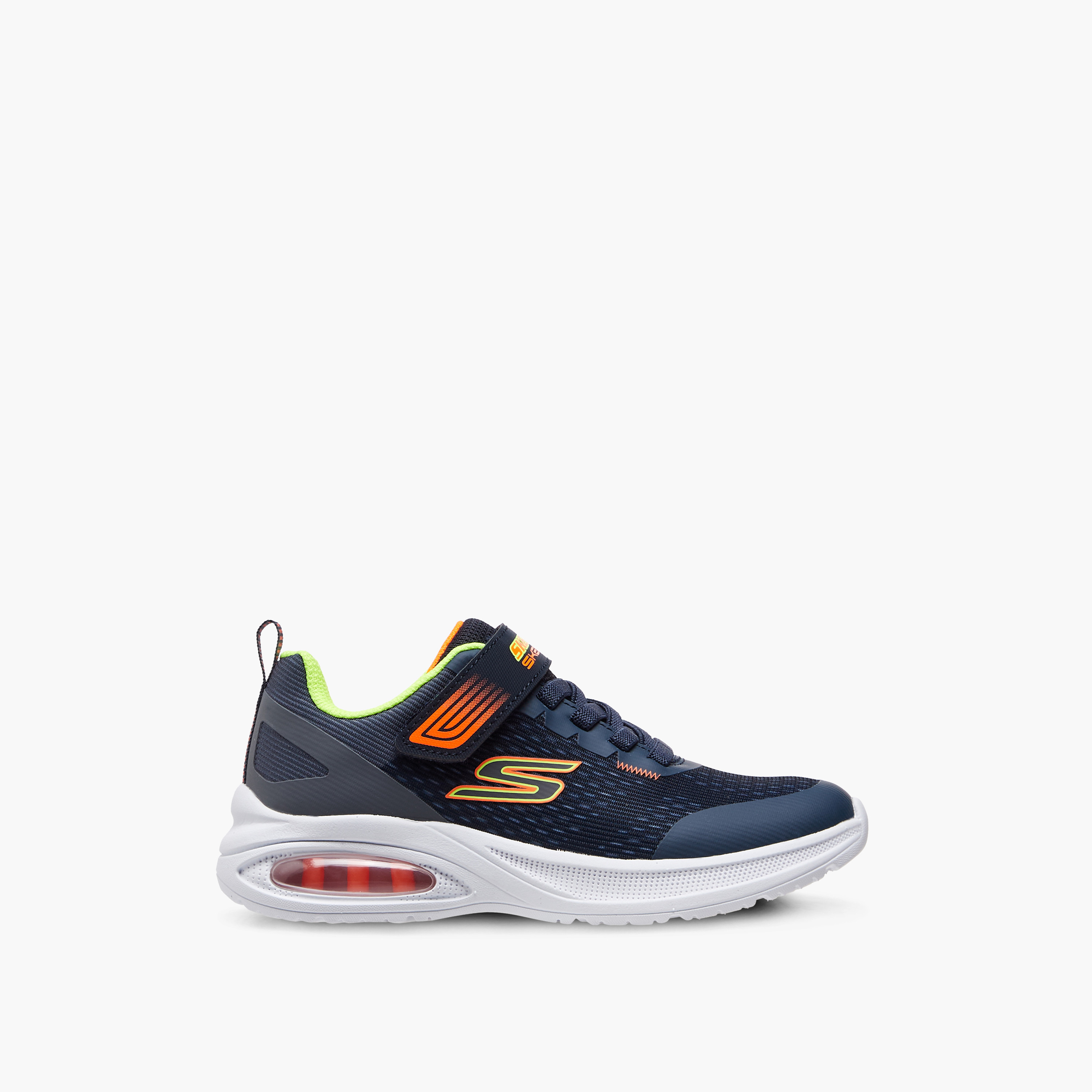 Skechers Boys Microspec Max Advance Hook & Loop Running Shoes 404105L | OE-boys-shoes-sneakers-image-3