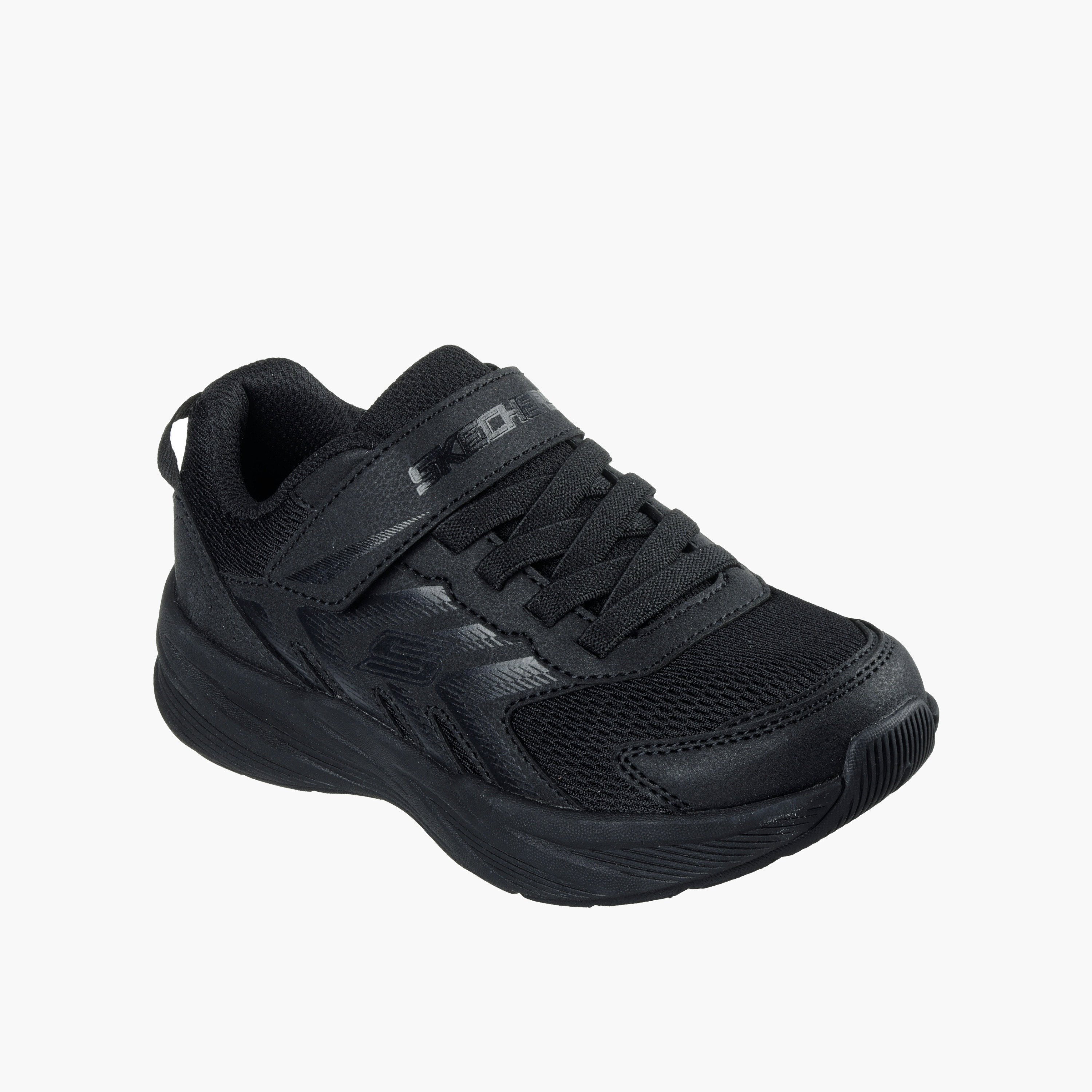 حذاء مايكروسبيك تريد رياضي بشريط إغلاق للأطفال من سكيتشرز-boys-shoes-sneakers-image-4