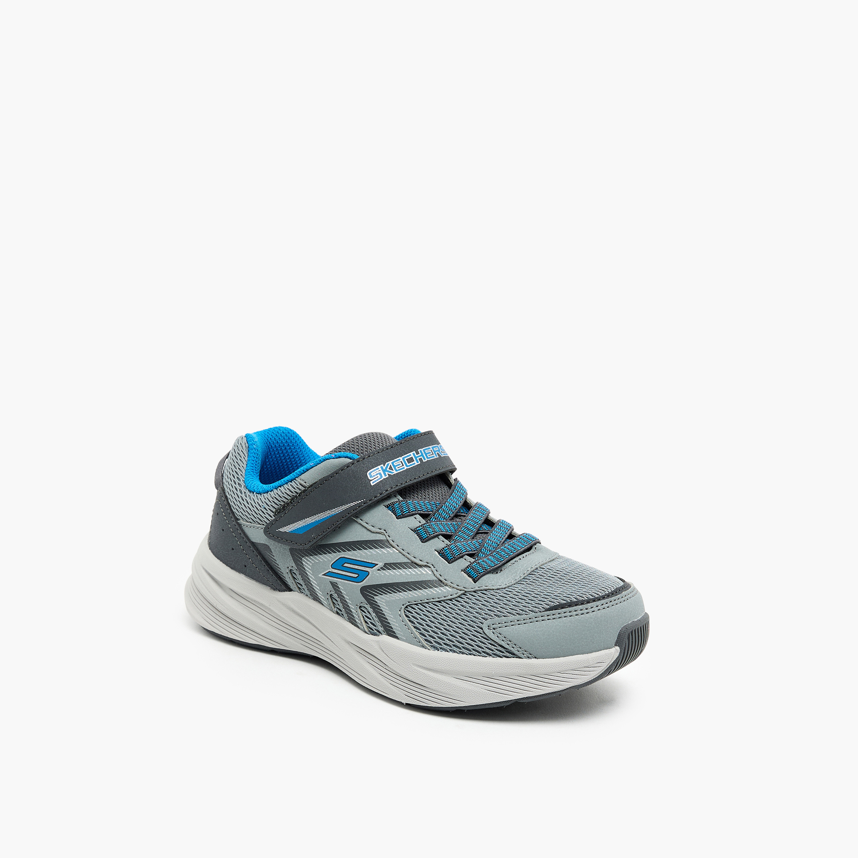 حذاء جري بنعل مبطّن وشريط إغلاق ميكروسبيك تريد للأولاد من سكتشرز-boys-shoes-sneakers-image-4