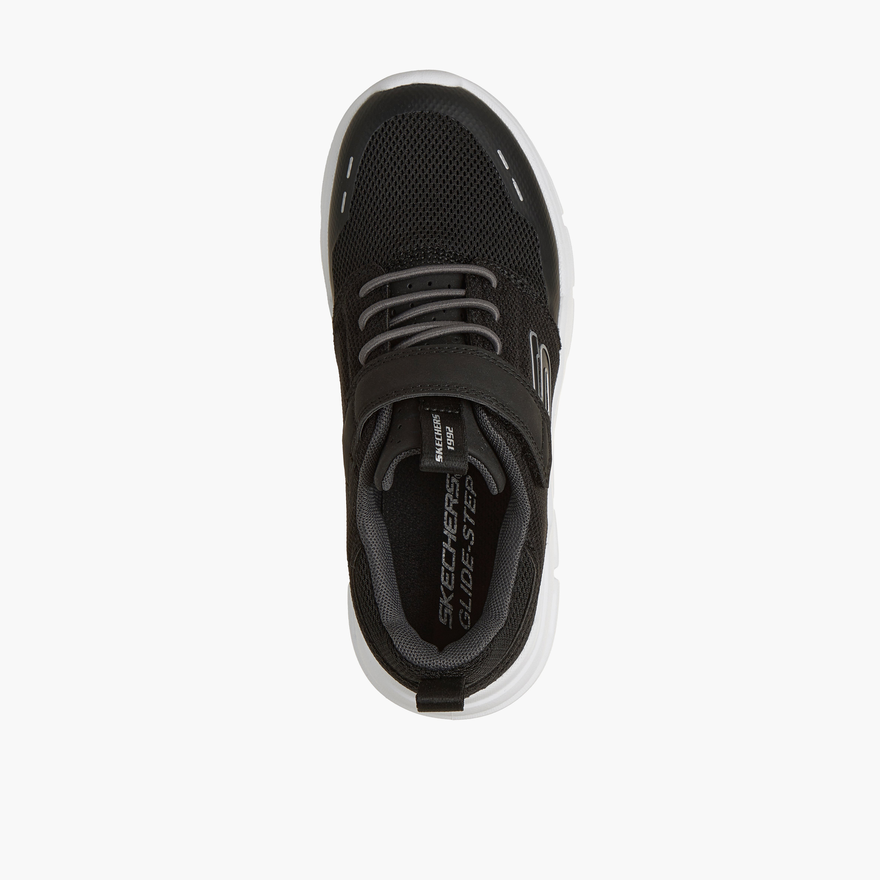 حذاء سنيكرز بشريط إغلاق لاصق للأولاد جلايد ستب فلو من سكيتشرز-sports-boys-shoes-image-2
