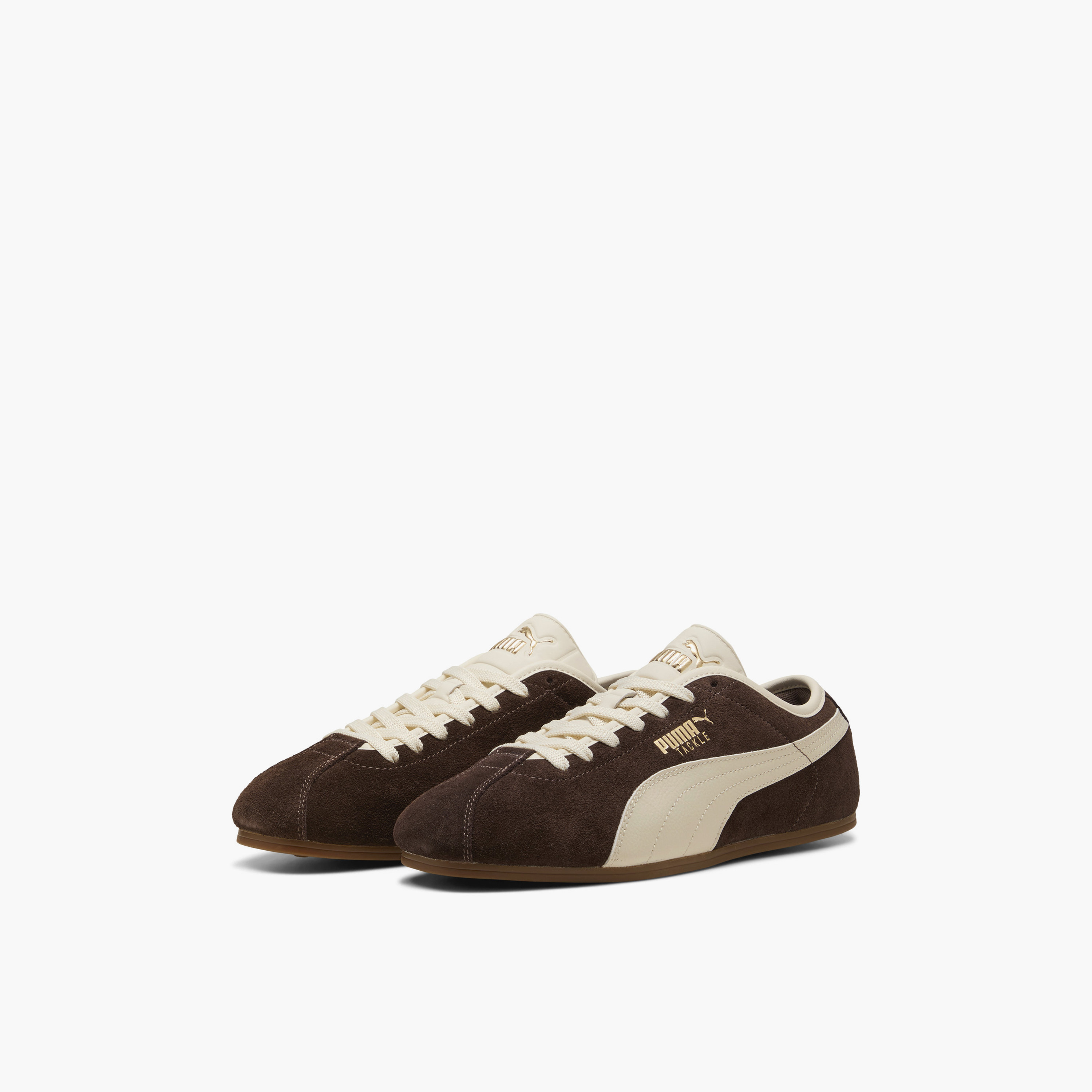 Puma Women Tackle Lace-Up Leather Ankle Sneakers-sports-women-shoes-image-1