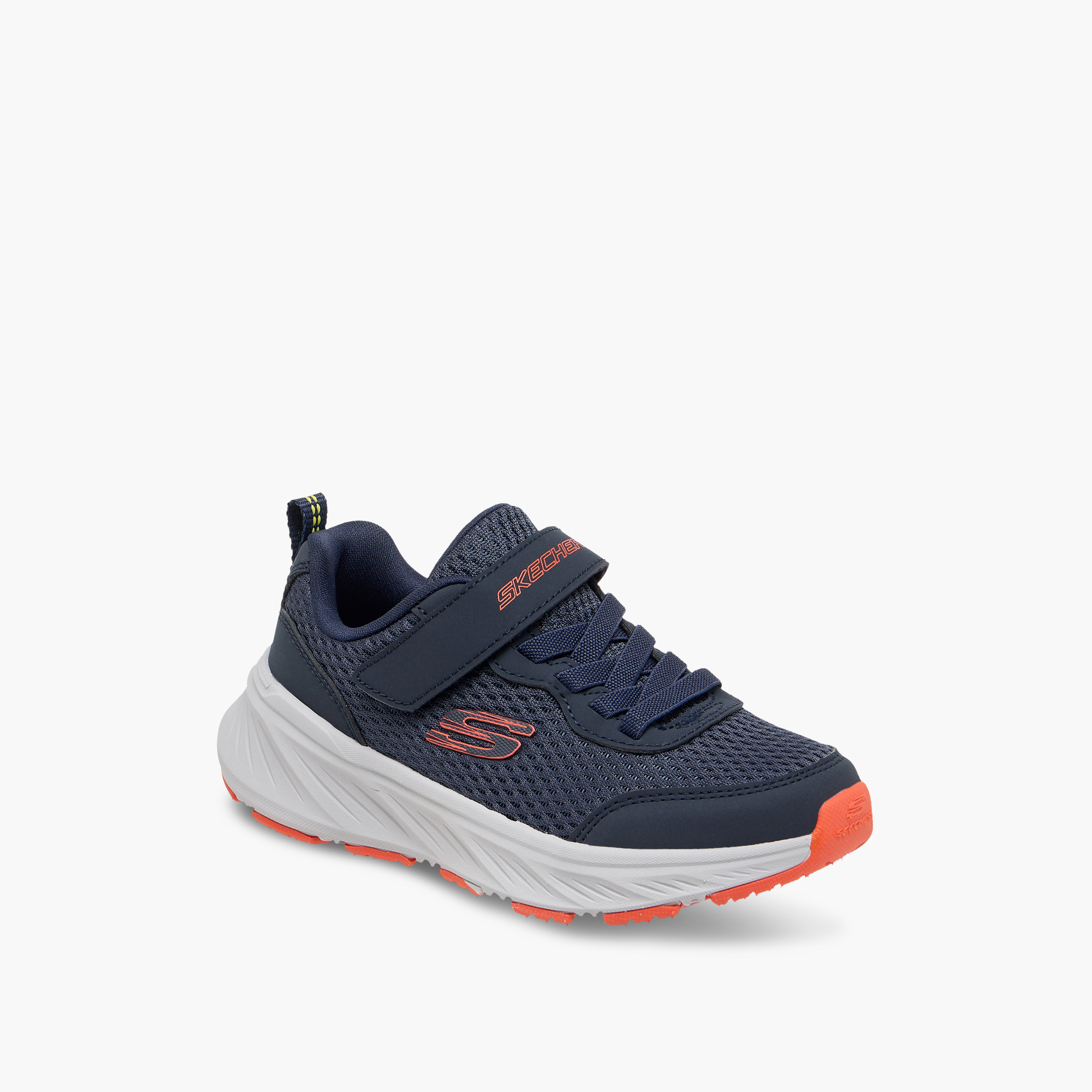 Skechers Boys Edgeride Hook & Loop Cushioned Sole Running Shoes-boys-shoes-sneakers-image-2