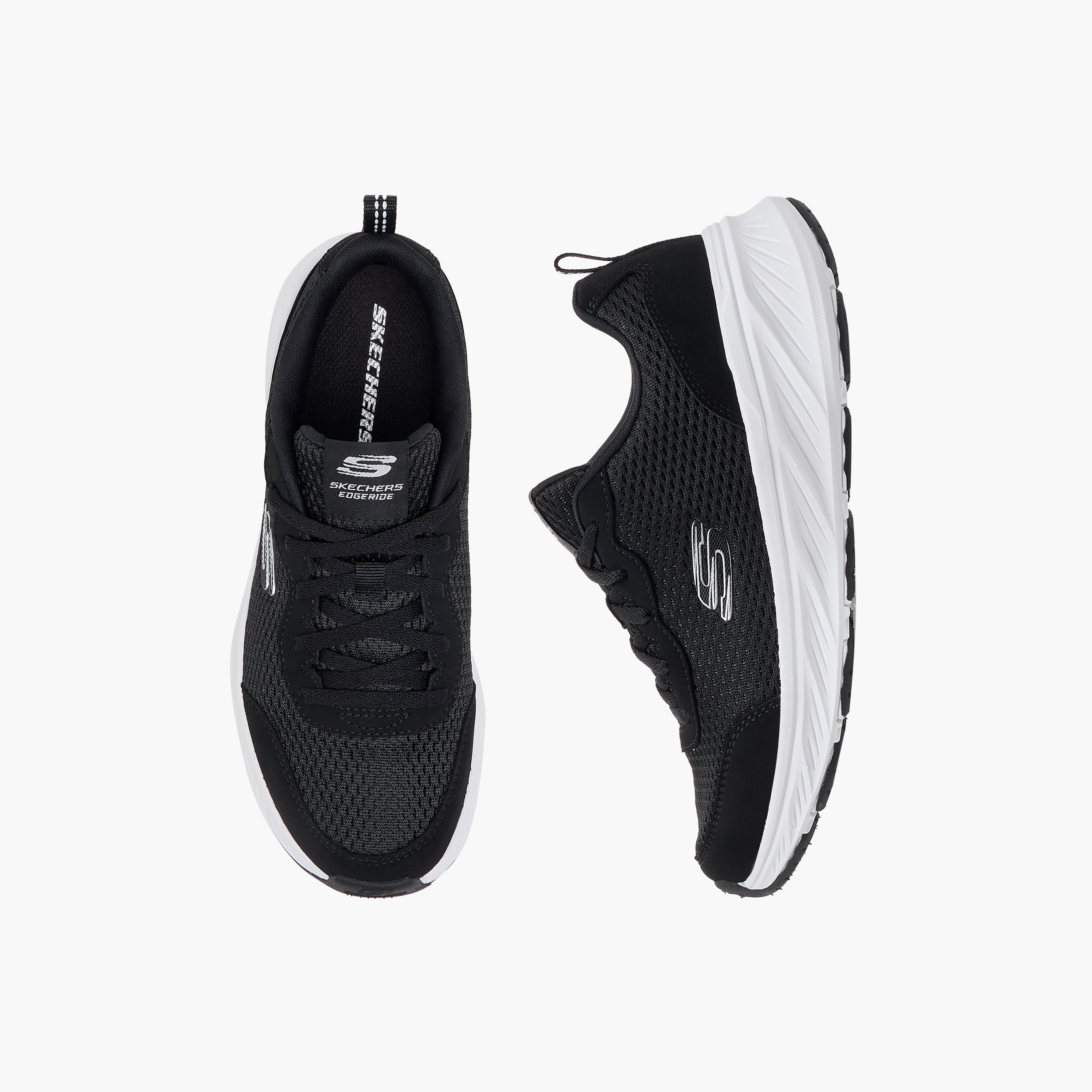 Skechers Kids Edgeride Lace-Up Breathable Running Shoes-girls-shoes-sports-image-1