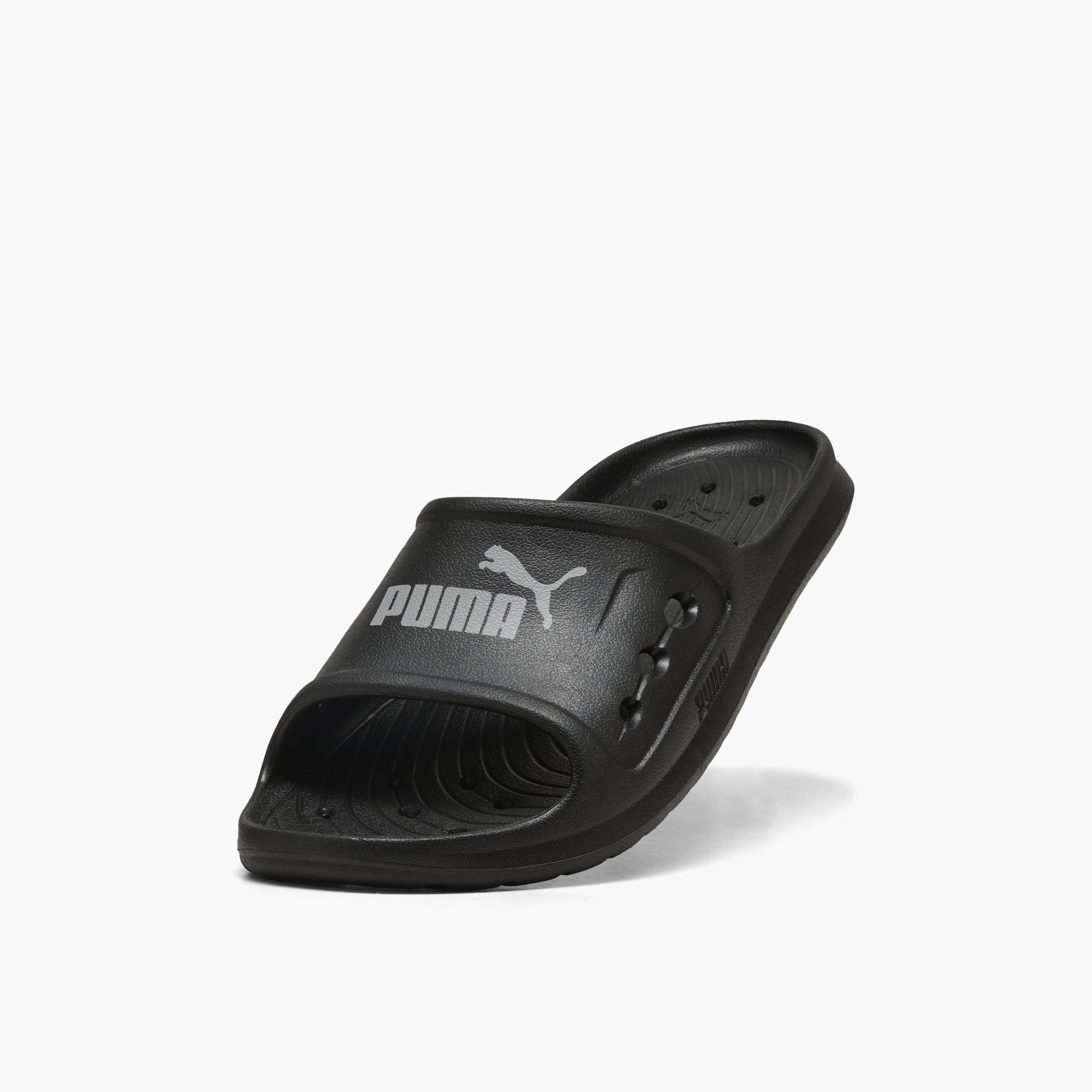 Puma Men Divecat Dry Logo Print Slides-men-shoes-flipflopsandslides-image-2