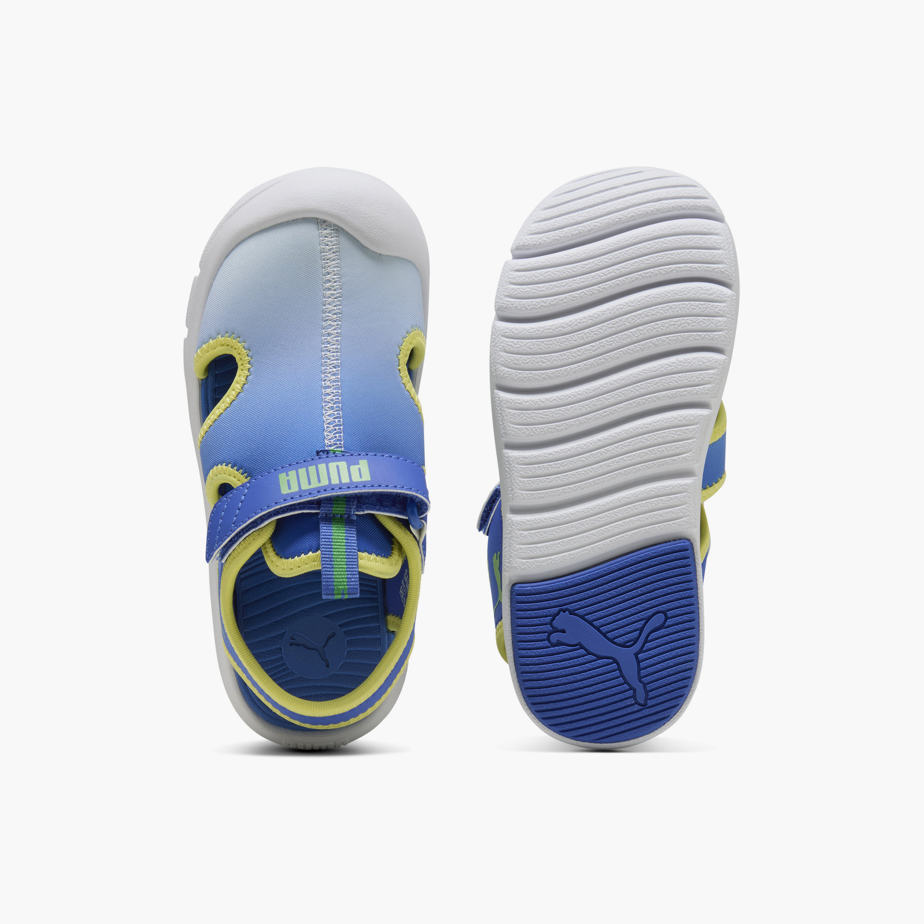 Puma Boys Fun Racer Come On V Hook & Loop Strap Sandals-boys-shoes-sandals-image-4