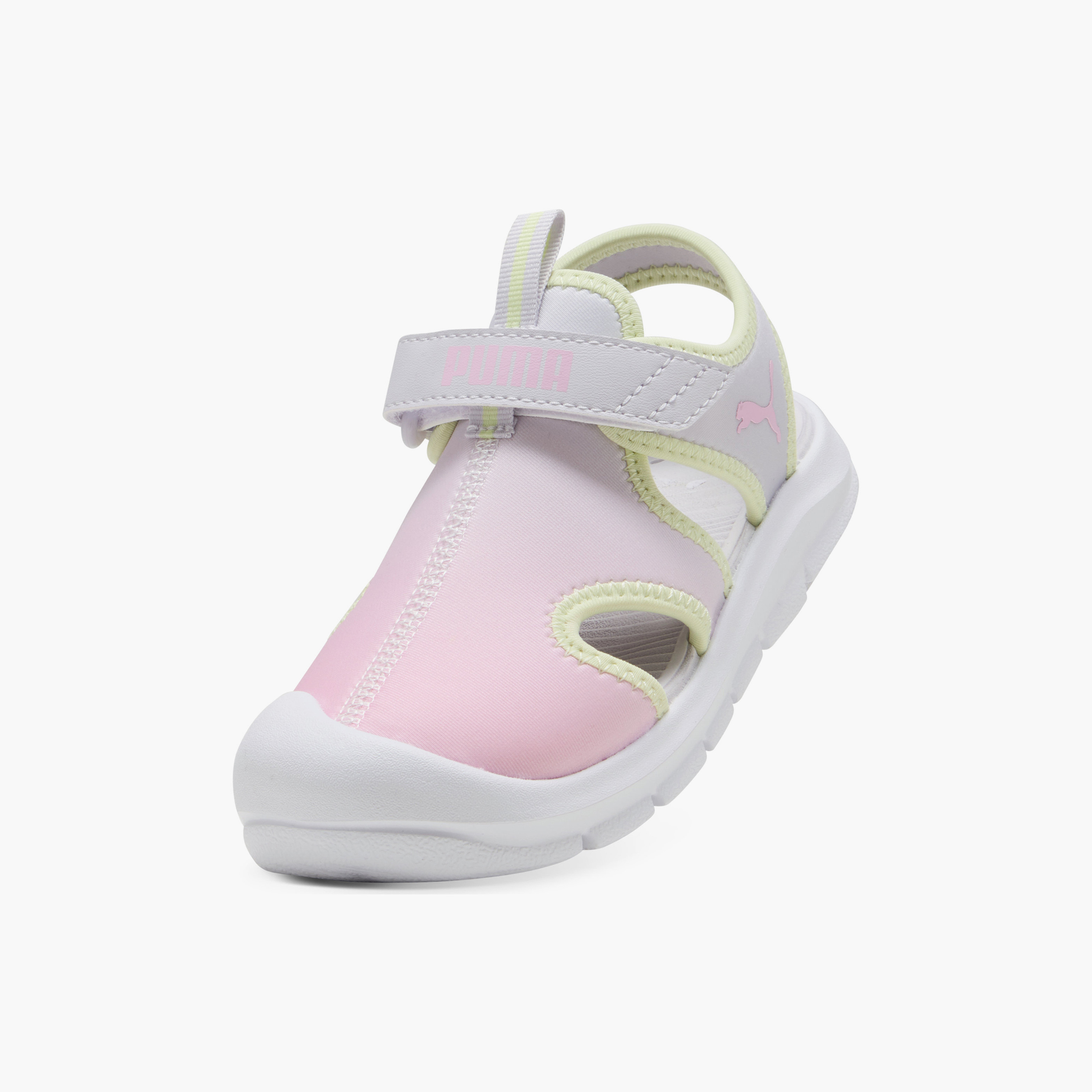 Puma Girls Fun Racer Come On V Hook & Loop Strap Sandals-girls-shoes-sports-image-2