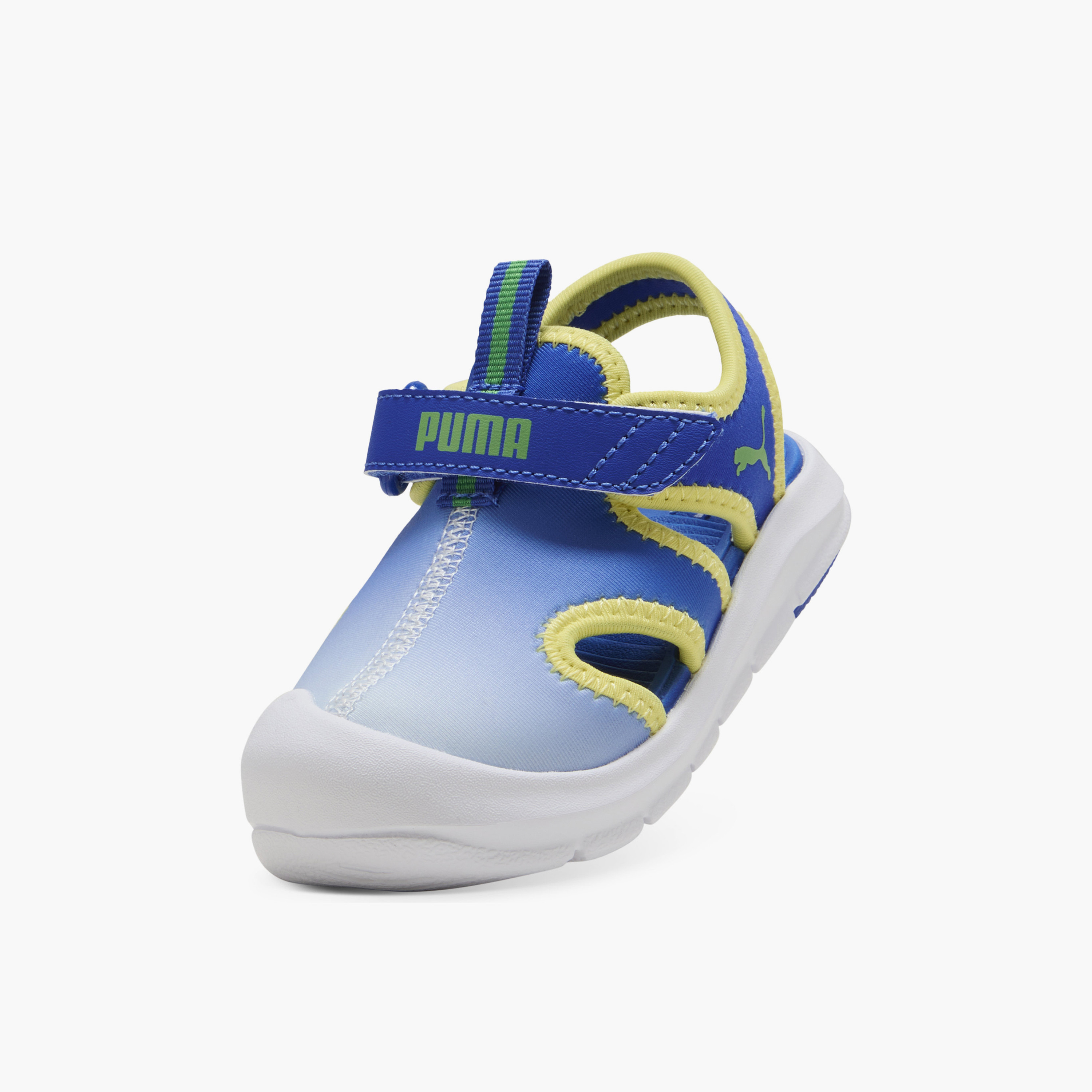 Puma Fun Racer Come On V Strap Sandals with Hook & Loop Closure-baby-boys-shoes-sandals-image-2