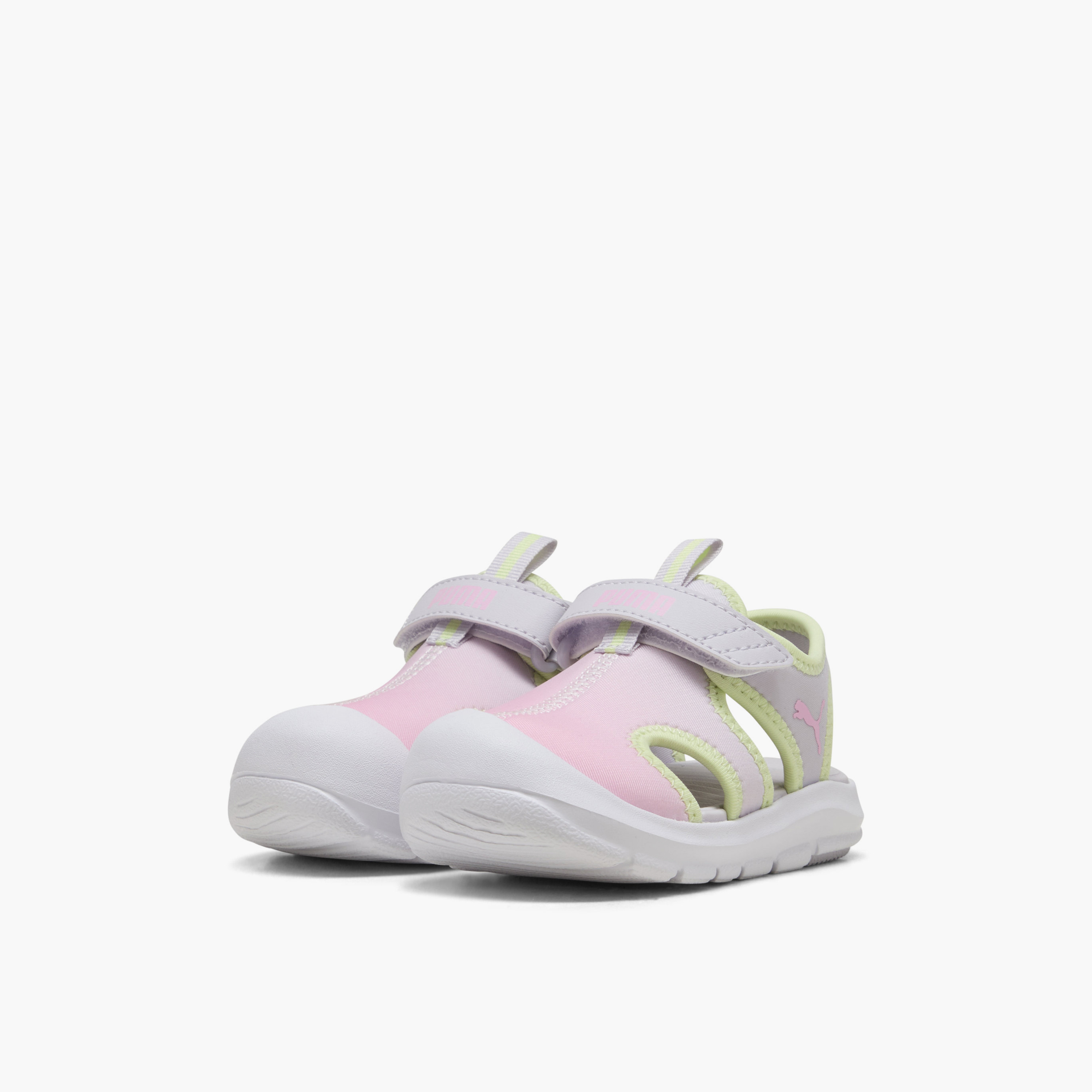 Puma Fun Racer Come On V Strap Sandals with Hook & Loop-baby-girls-shoes-sandals-image-1