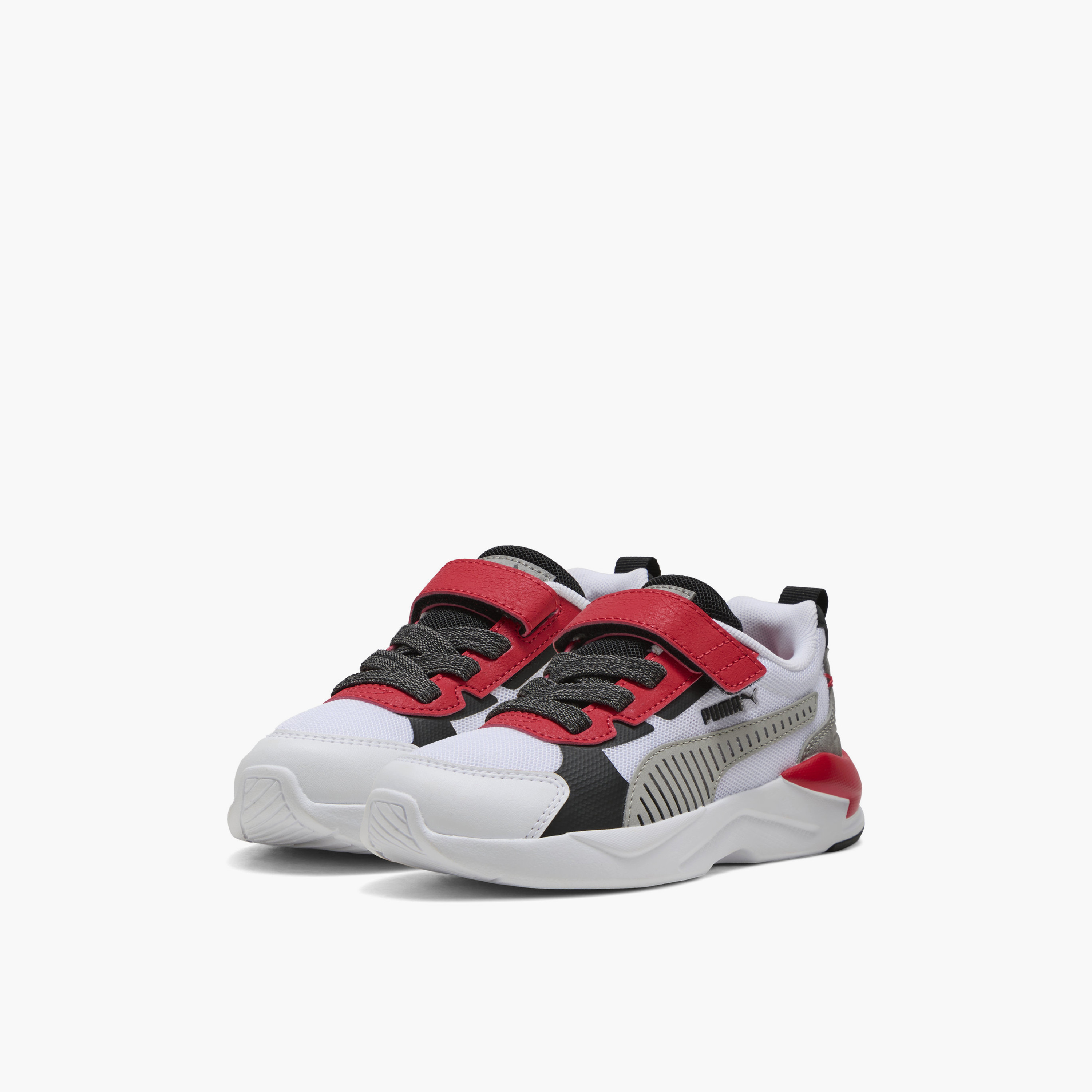 Puma Boys X-Ray 3 LT MID 90s 26 Hook & Loop Ankle Sneakers-boys-shoes-sneakers-image-1