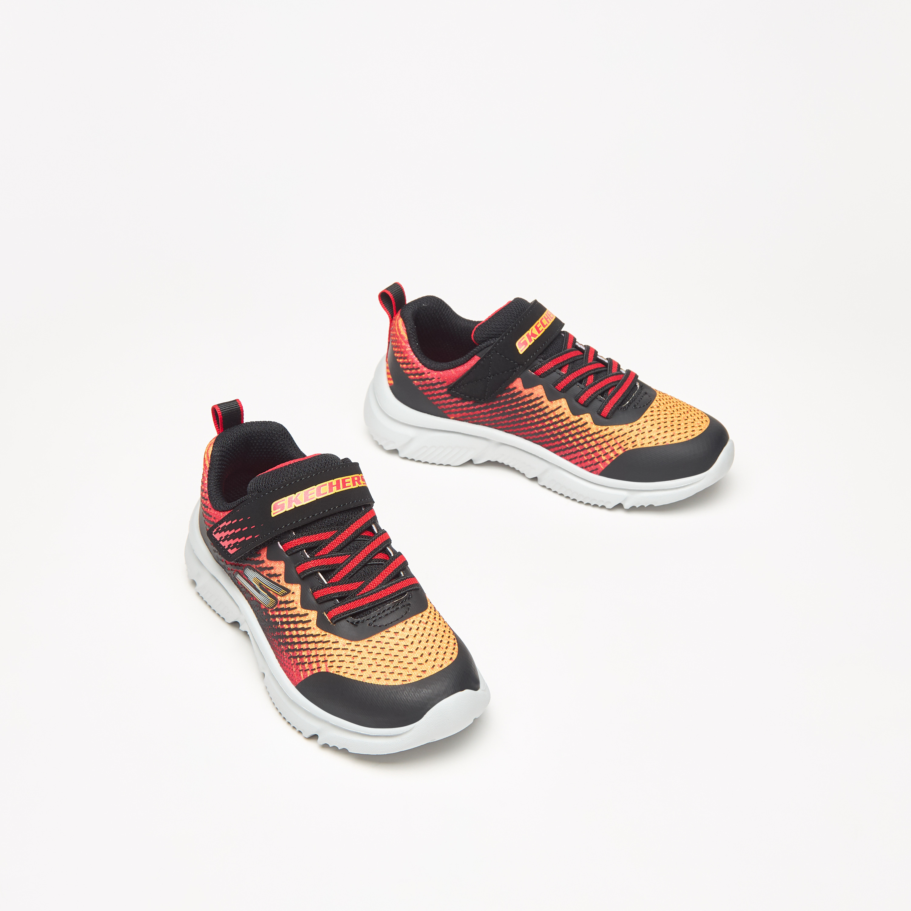 سكيتشرز حذاء الجري جو رن 650 ميموري فوم للأولاد 405035L-BKRD | OE-sports-boys-shoes-image-1