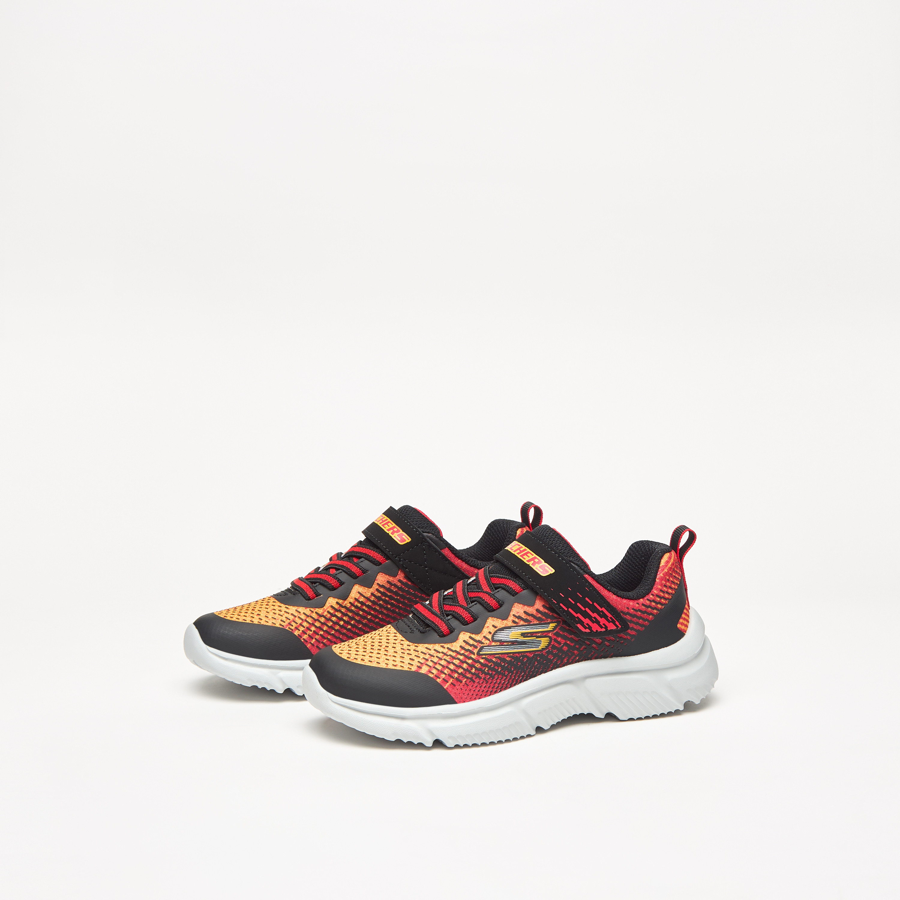 سكيتشرز حذاء الجري جو رن 650 ميموري فوم للأولاد 405035L-BKRD | OE-sports-boys-shoes-image-2