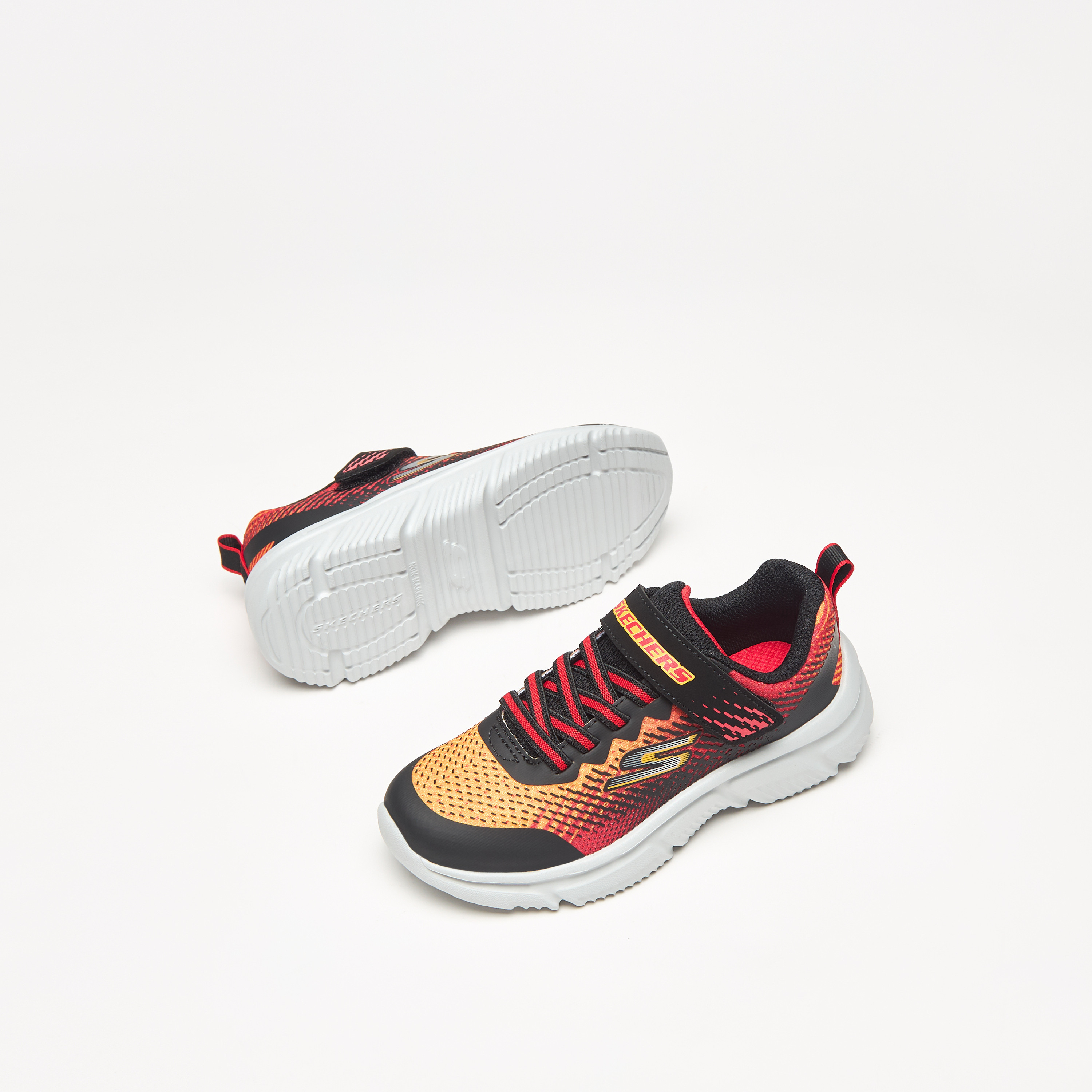 سكيتشرز حذاء الجري جو رن 650 ميموري فوم للأولاد 405035L-BKRD | OE-sports-boys-shoes-image-6