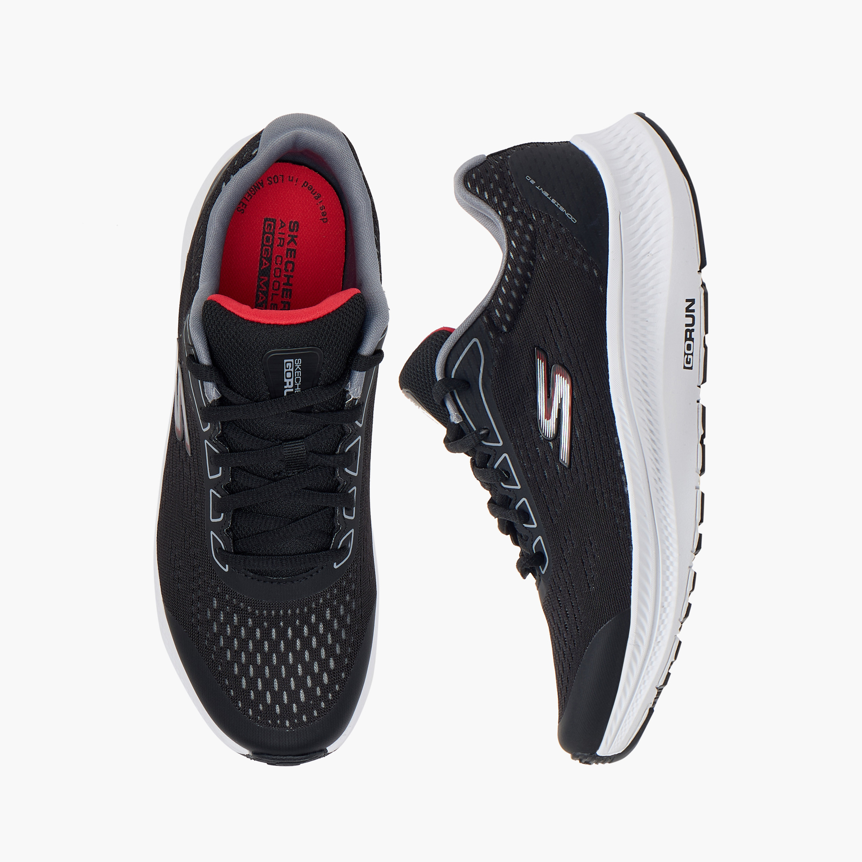Skechers Boys Go Run Consistent 2.0 Lace-Up Breathable Running Shoes-sports-boys-shoes-image-1