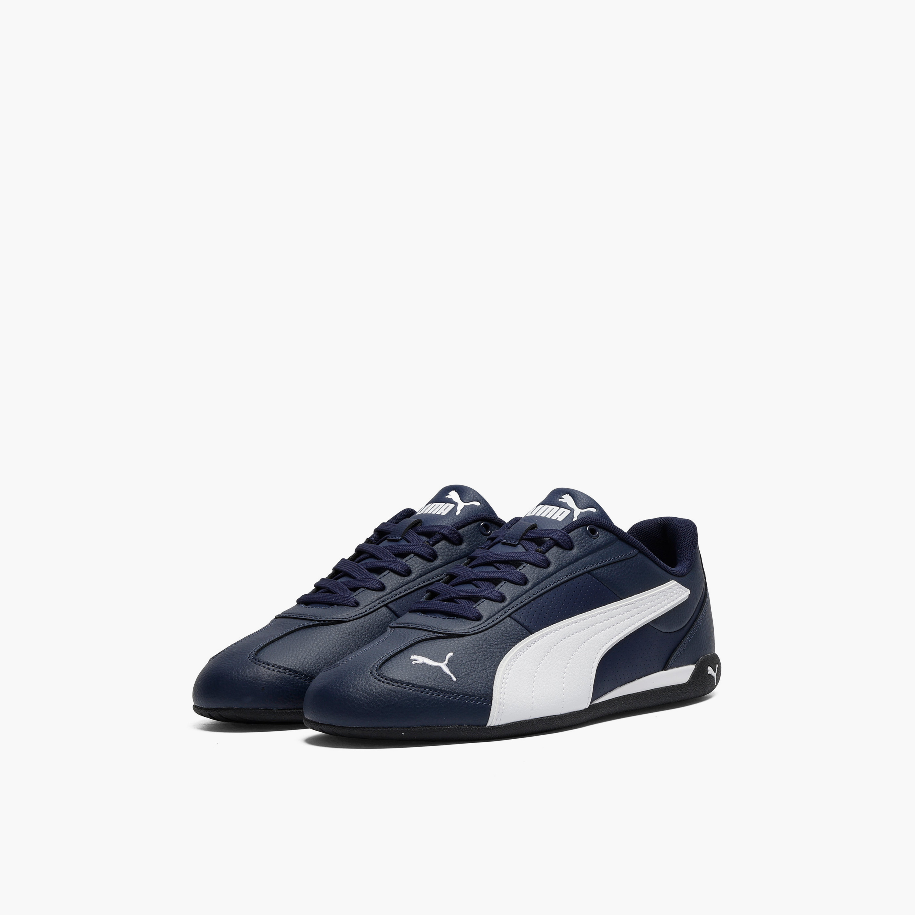 Puma Men Replicatch Lace-Up Leather Sports Shoes-sports-men-shoes-image-1