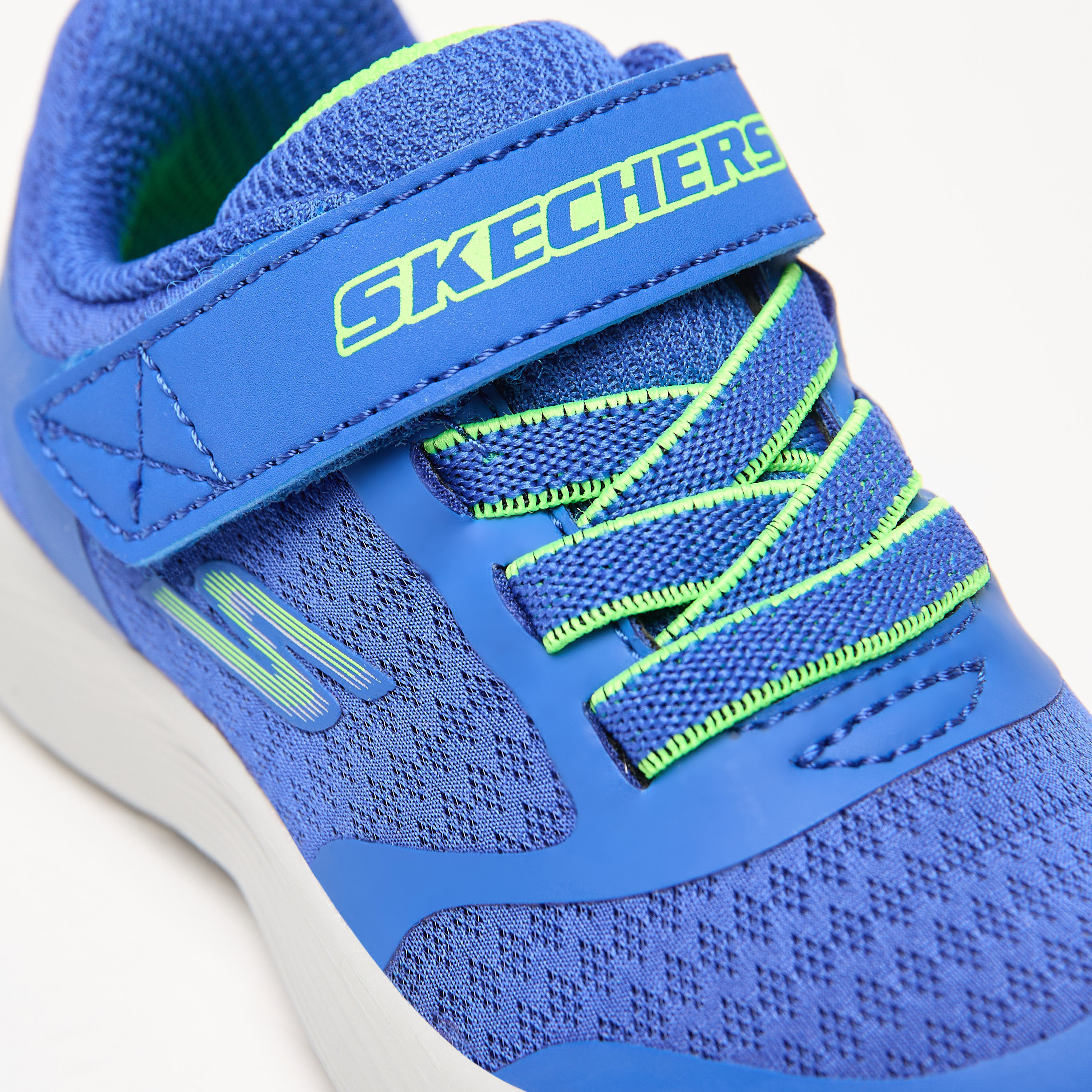 Skechers Dyna-Lite Baby Memory Foam Low Ankle Sneakers 405096N-BLLM | OE-sports-boys-shoes-image-7