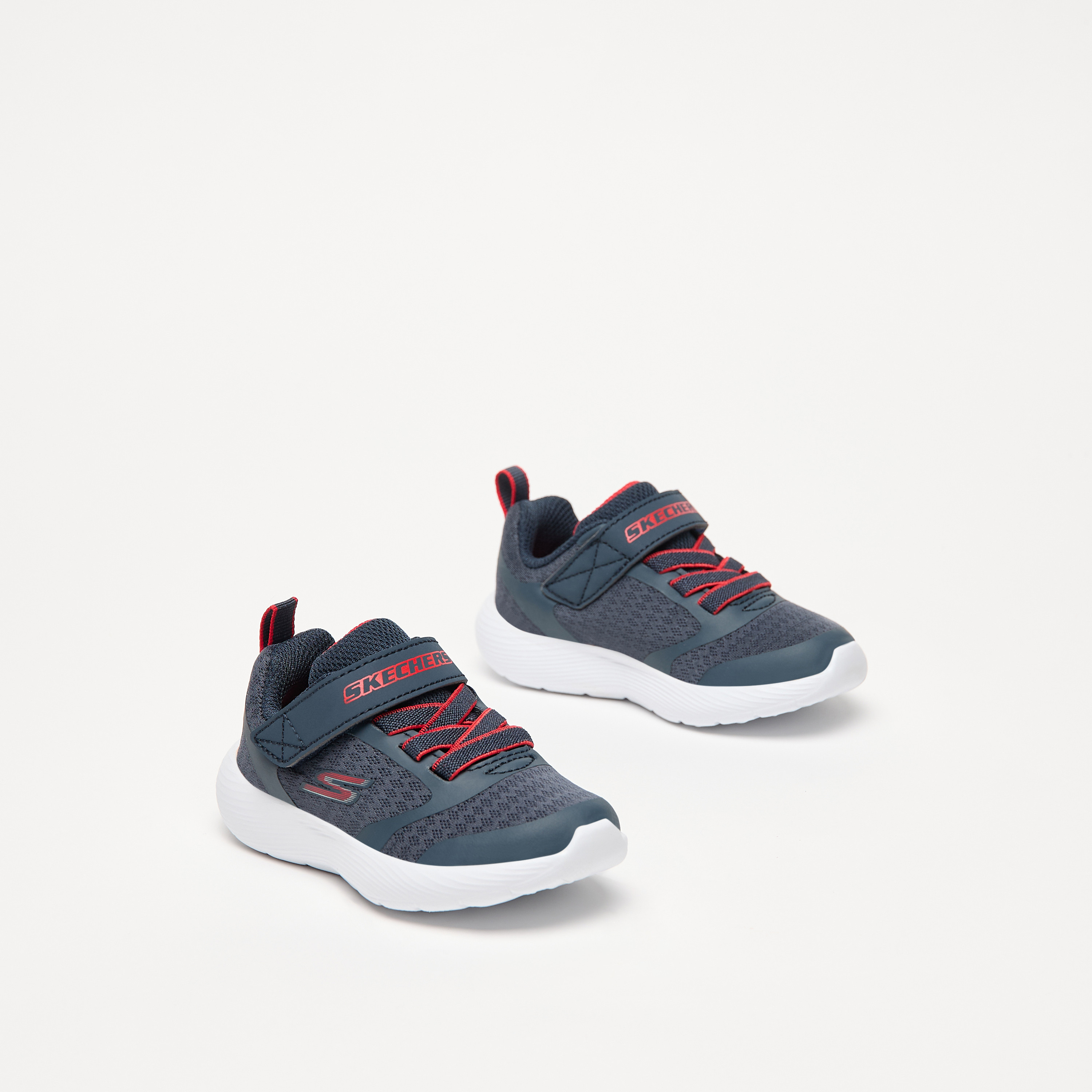 Skechers Dyna-Lite Baby Memory Foam Low Ankle Sneakers 405096N-BLLM | OE-sports-boys-shoes-image-9