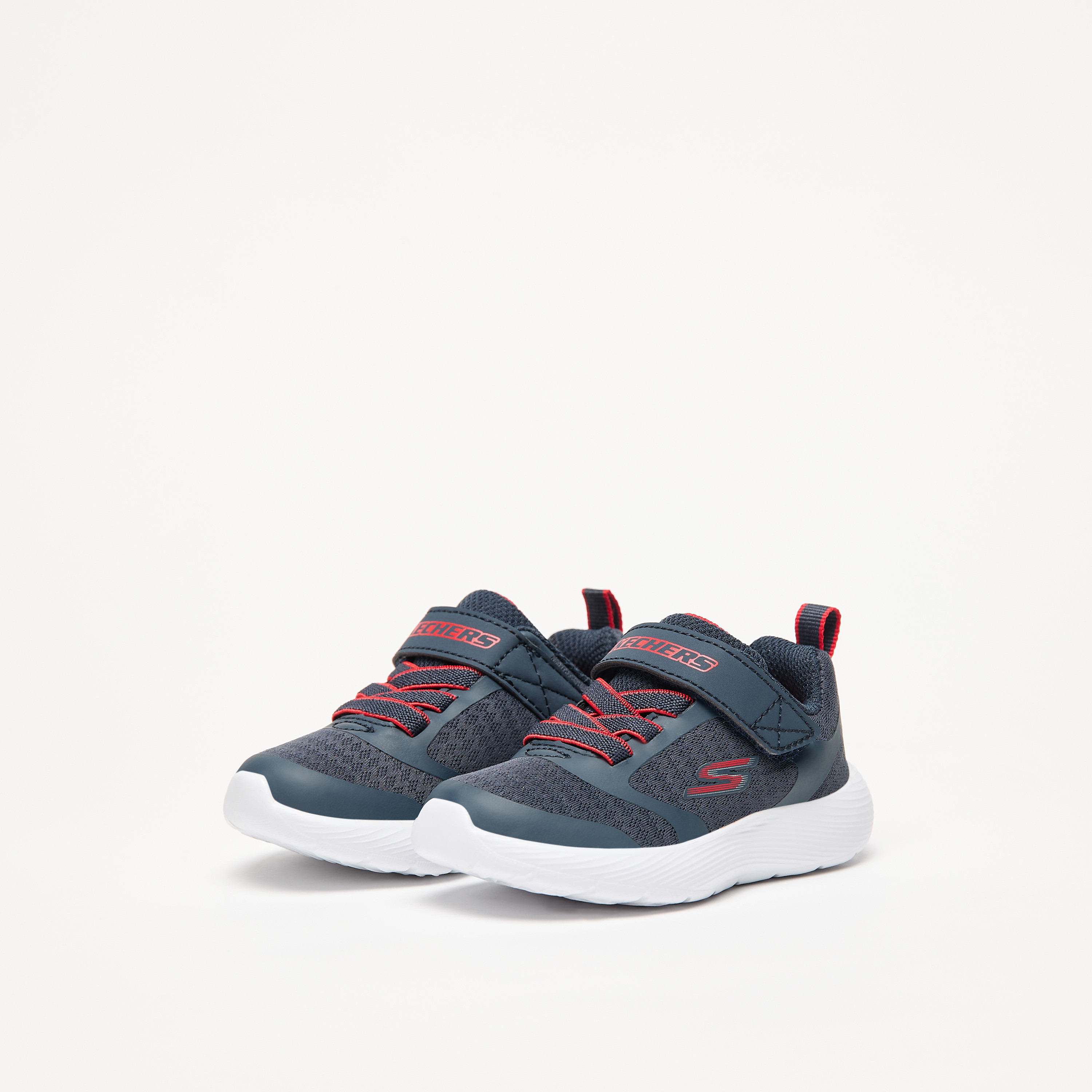 Skechers Dyna-Lite Baby Memory Foam Low Ankle Sneakers 405096N-BLLM | OE-sports-boys-shoes-image-10