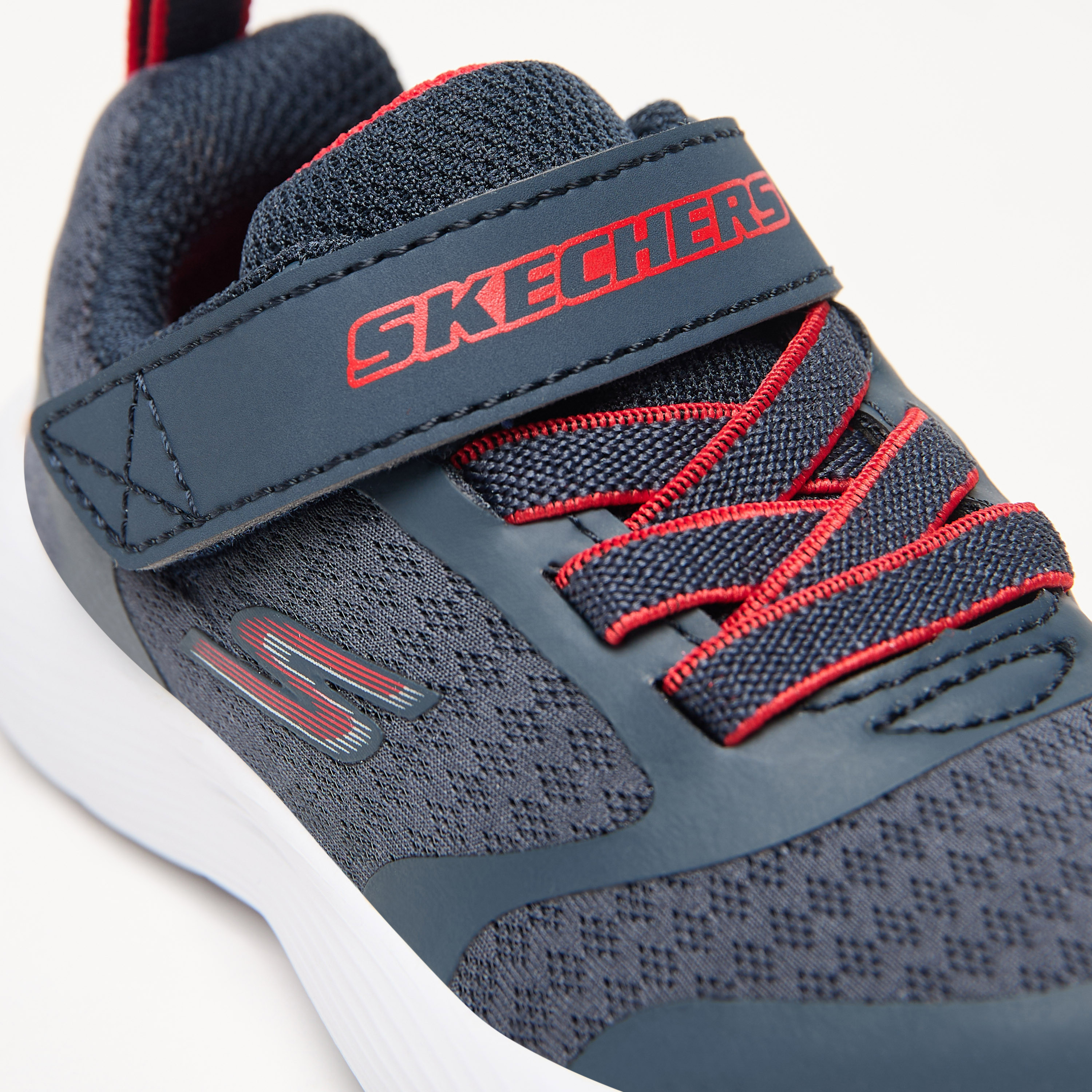 Skechers Dyna-Lite Baby Memory Foam Low Ankle Sneakers 405096N-BLLM | OE-sports-boys-shoes-image-15