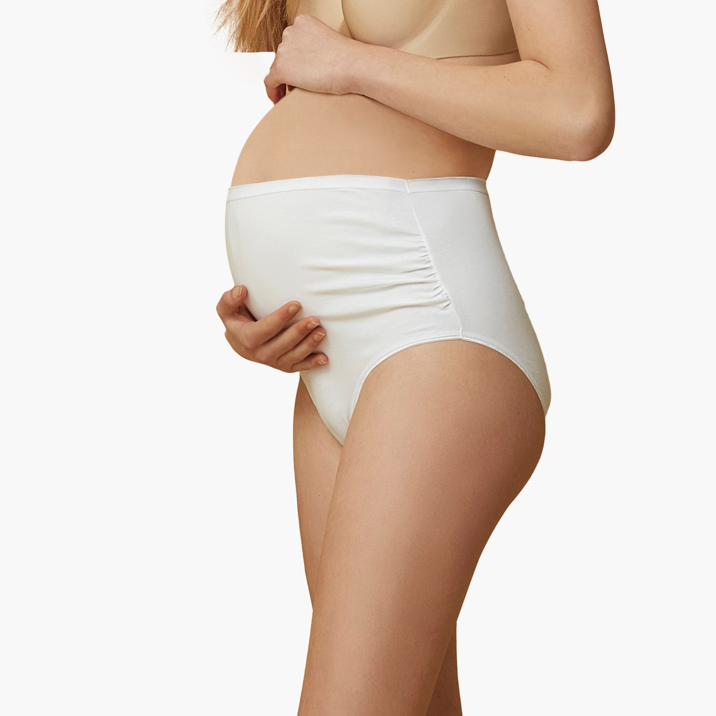 Penye Mood Maternity White Women's Panty-women-clothing-lingerie-panties-image-1