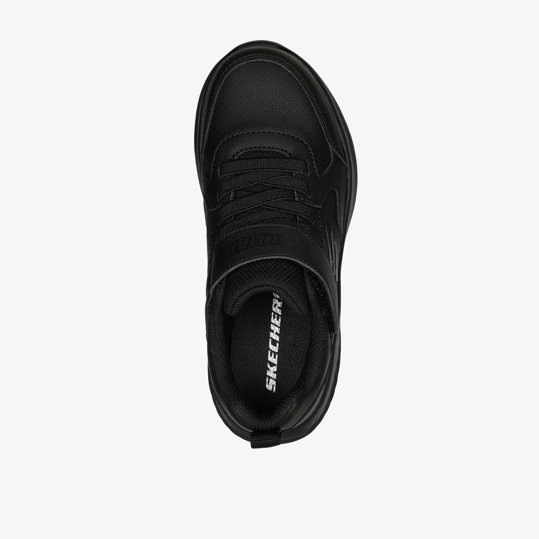 Skechers Kids' Monotone Shoes with Hook and Loop Closure - BOUNDER-girls-shoes-schoolshoes-image-3
