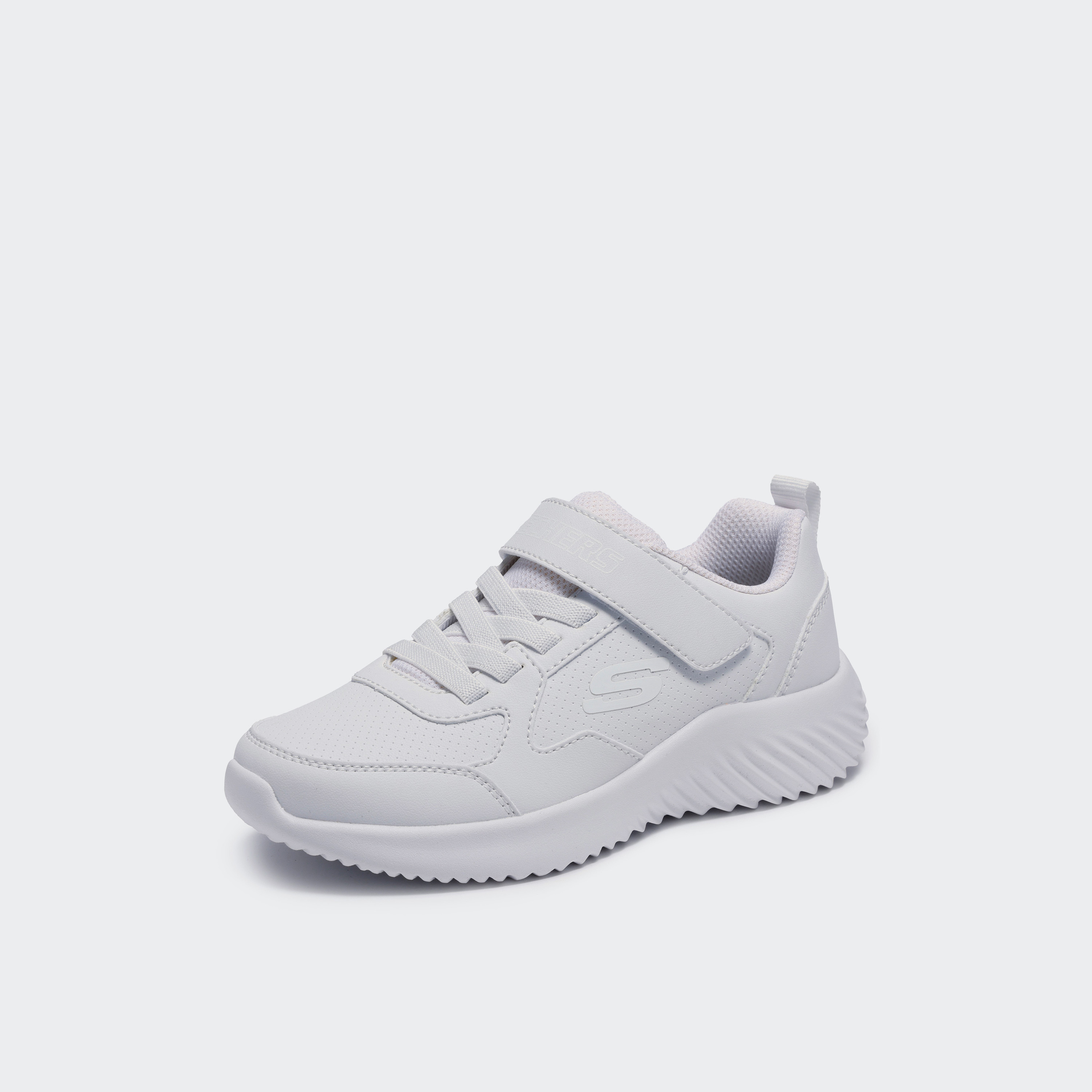 حذاء مدرسي بشريط إغلاق باوندر للأطفال من سكيتشرز-girls-shoes-sneakers-image-4
