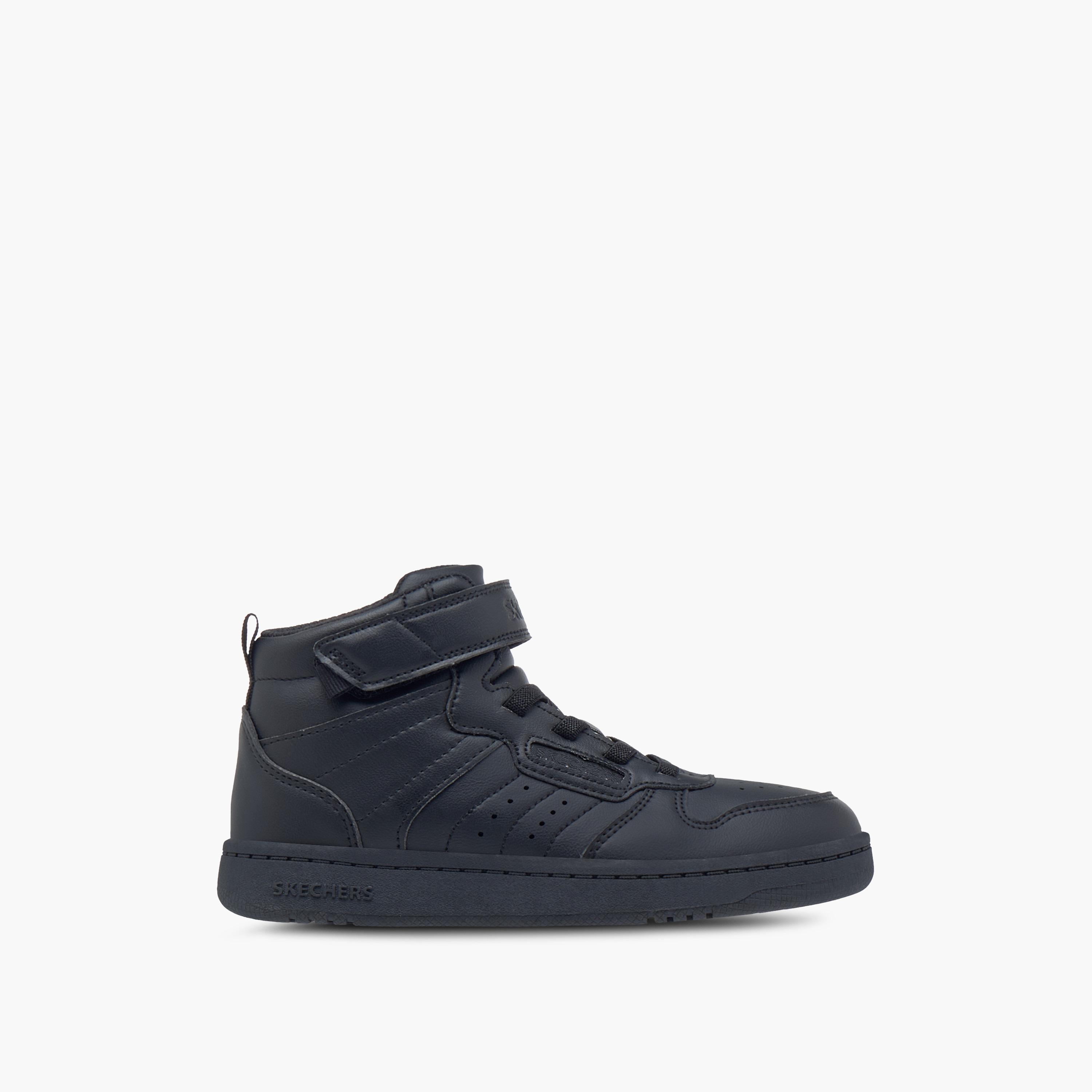 Skechers Boy's Quick Street Lace-Up High Cut Sneakers 405636L | OE-sports-boys-shoes-image-3