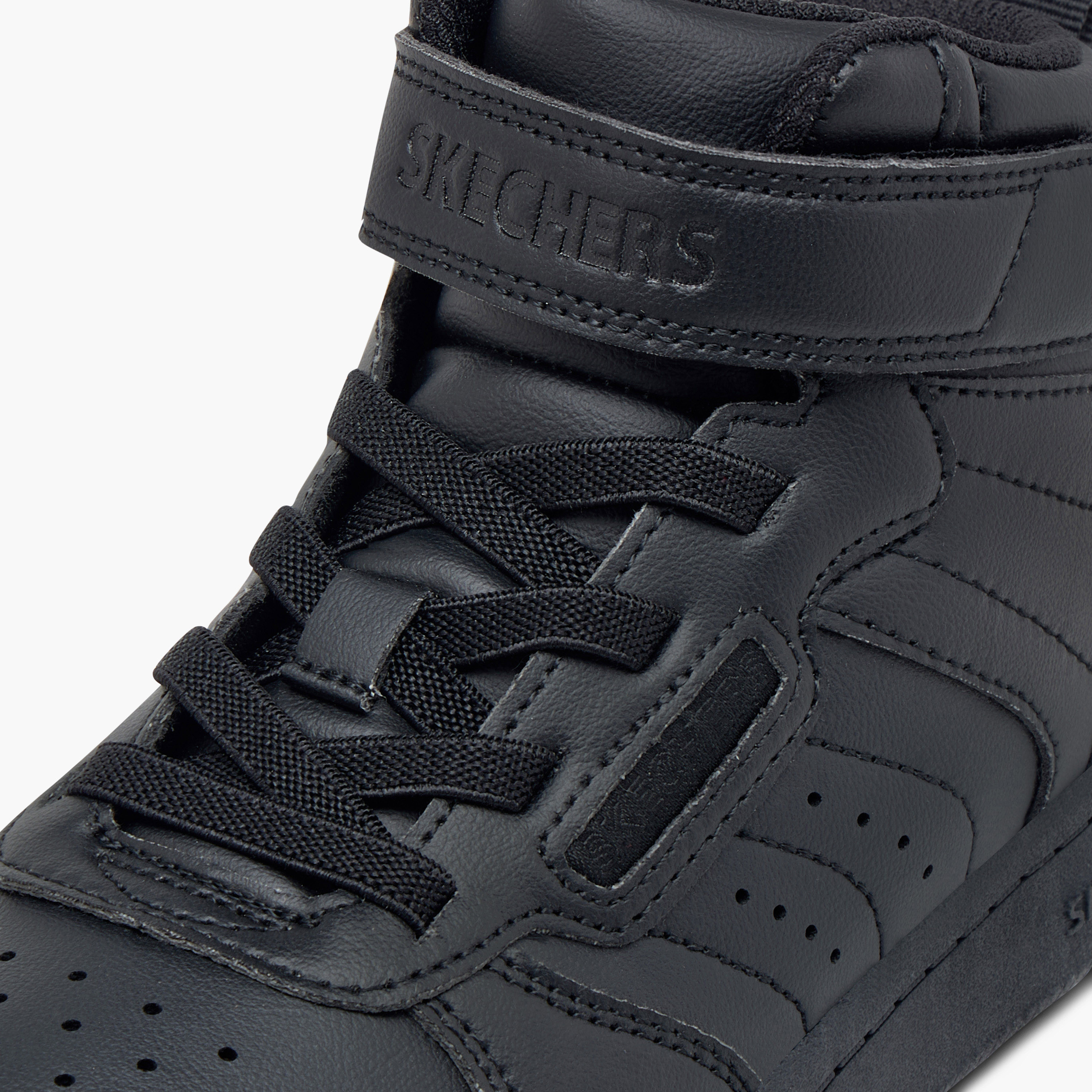 Skechers Boy's Quick Street Lace-Up High Cut Sneakers 405636L | OE-sports-boys-shoes-image-4