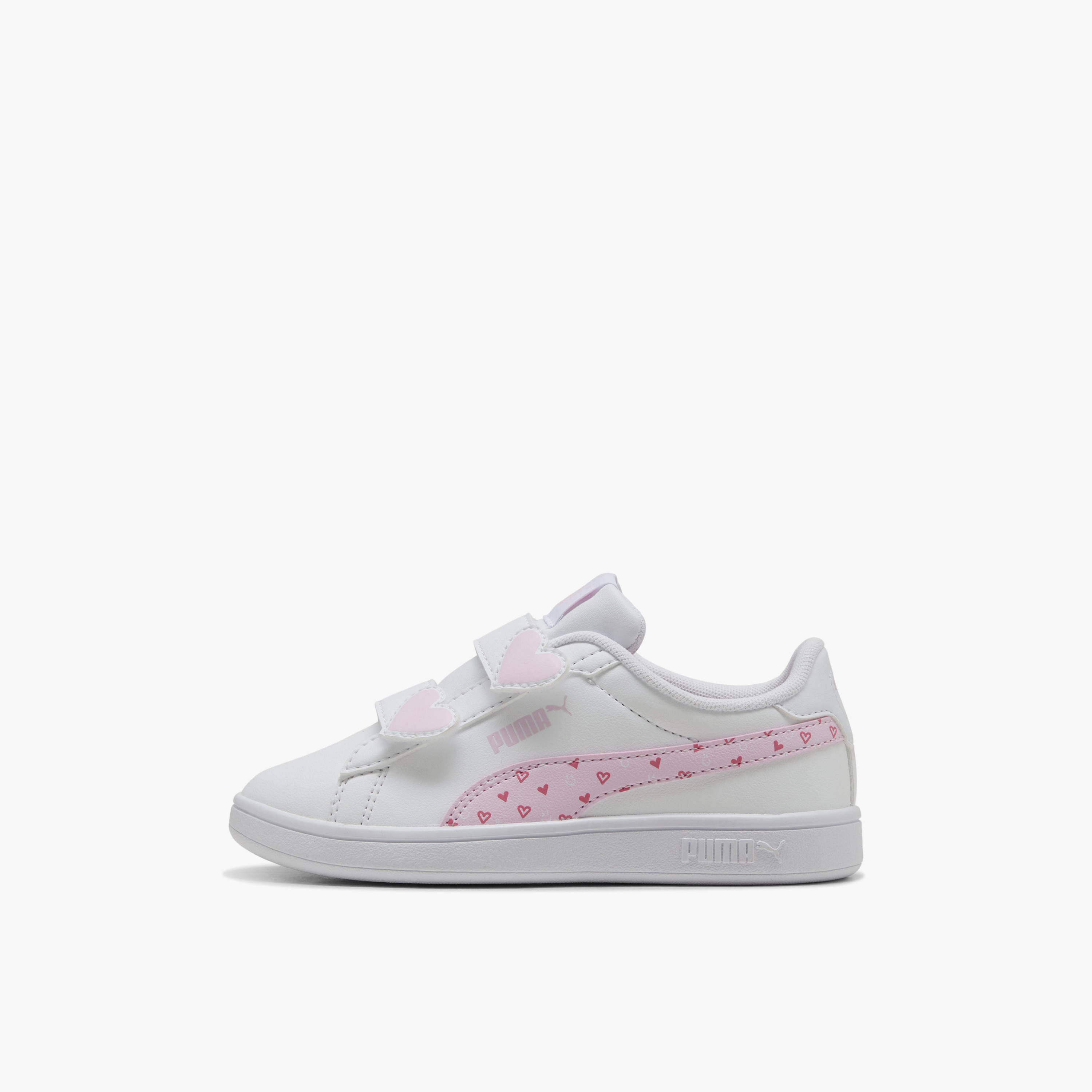 Puma Girls Smash 3.0 Hearty V Hook & Loop Sports Shoes-sports-girls-shoes-image-3
