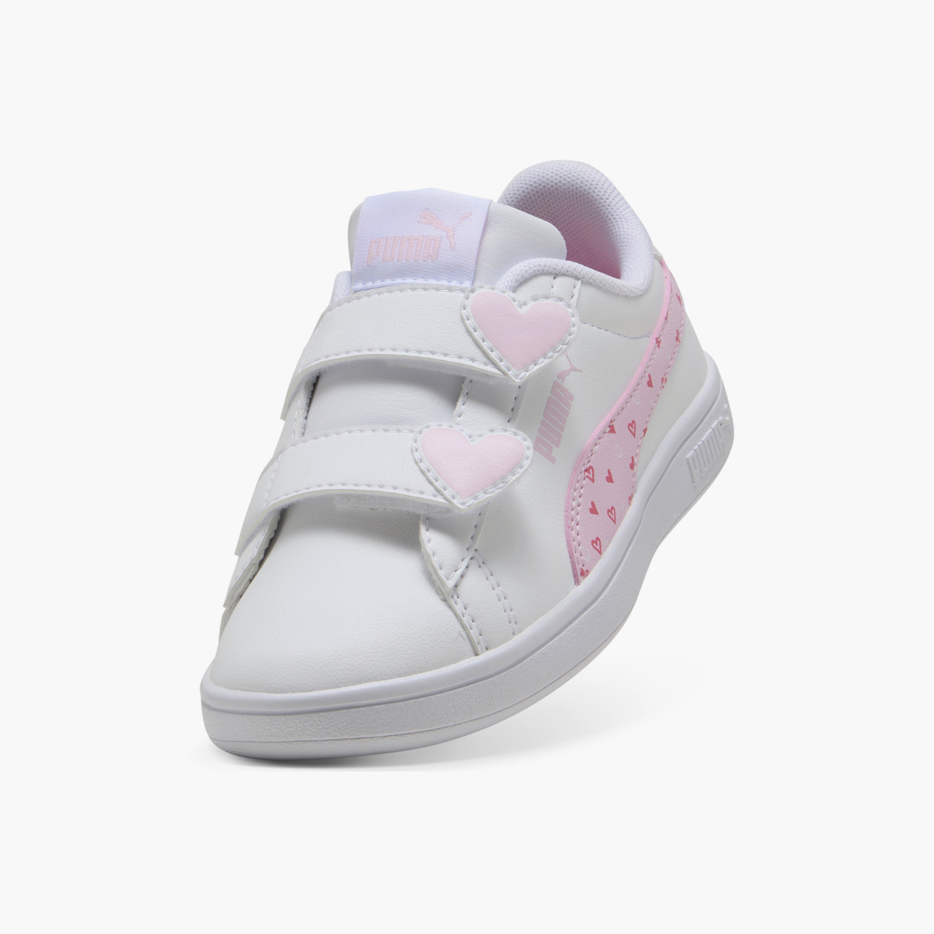 Puma Girls Smash 3.0 Hearty V Hook & Loop Sports Shoes-sports-girls-shoes-image-5