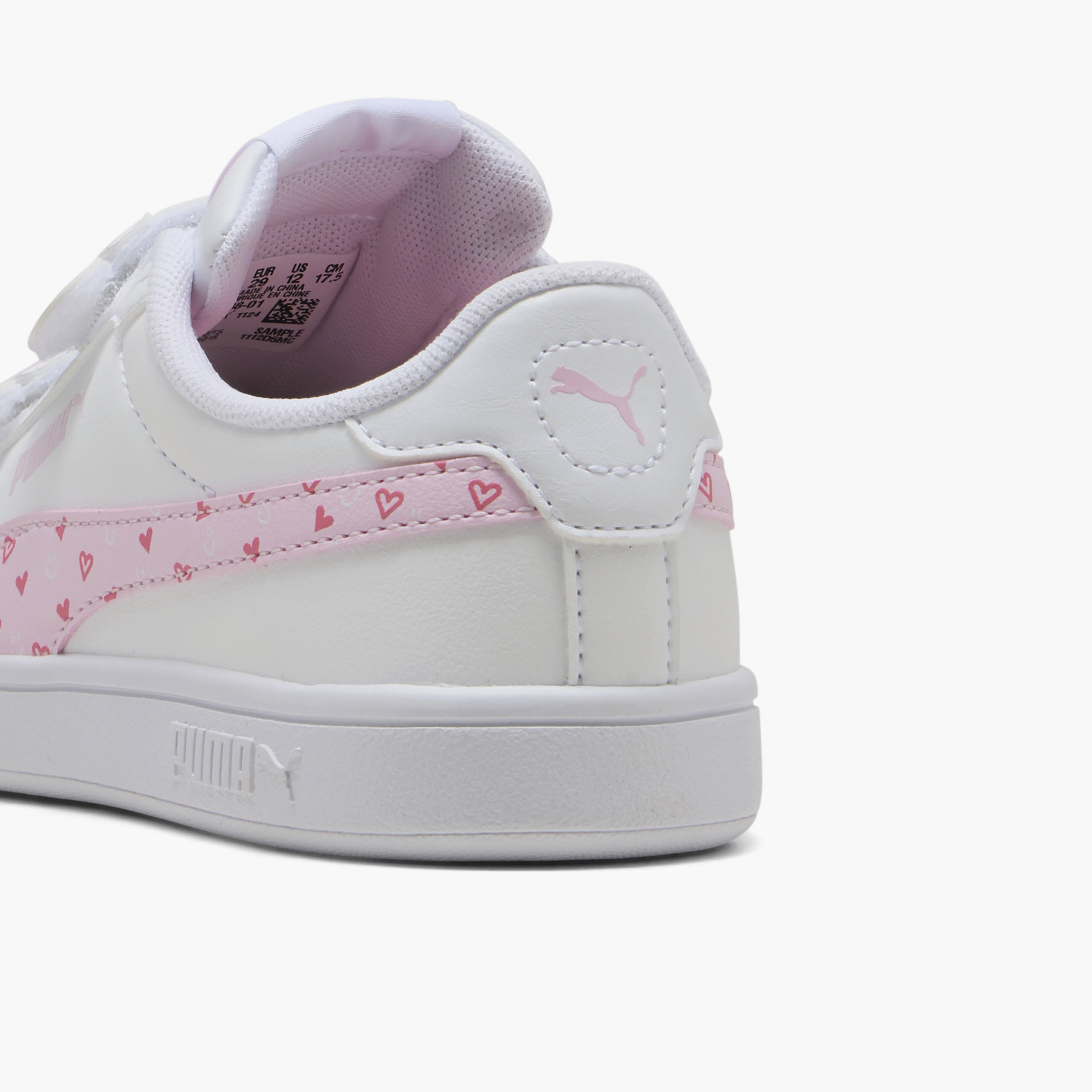 Puma Girls Smash 3.0 Hearty V Hook & Loop Sports Shoes-sports-girls-shoes-image-6