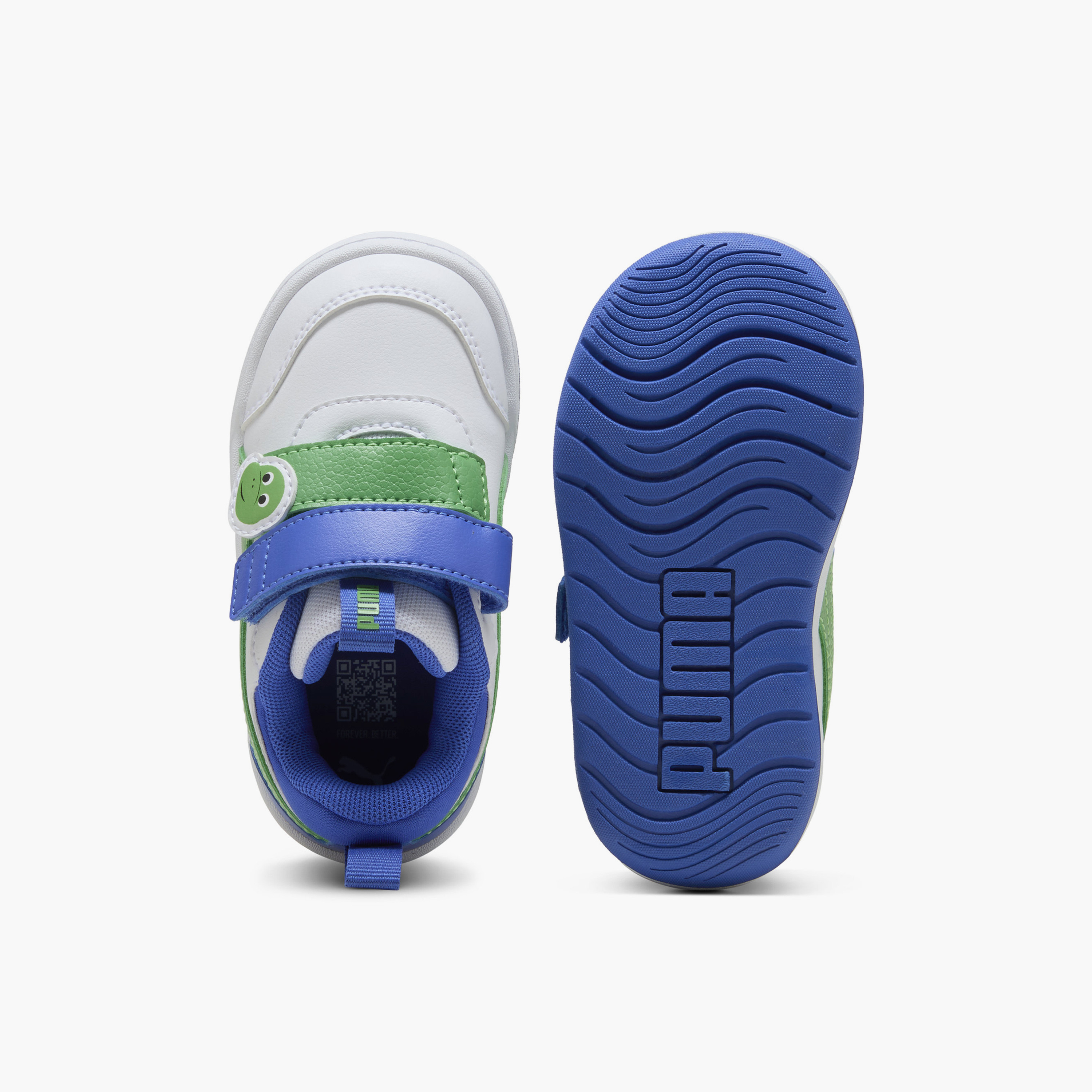 Puma Boys Multiflex 2 Dino V Hook & Loop Sneakers-baby-boys-shoes-closedshoes-image-4