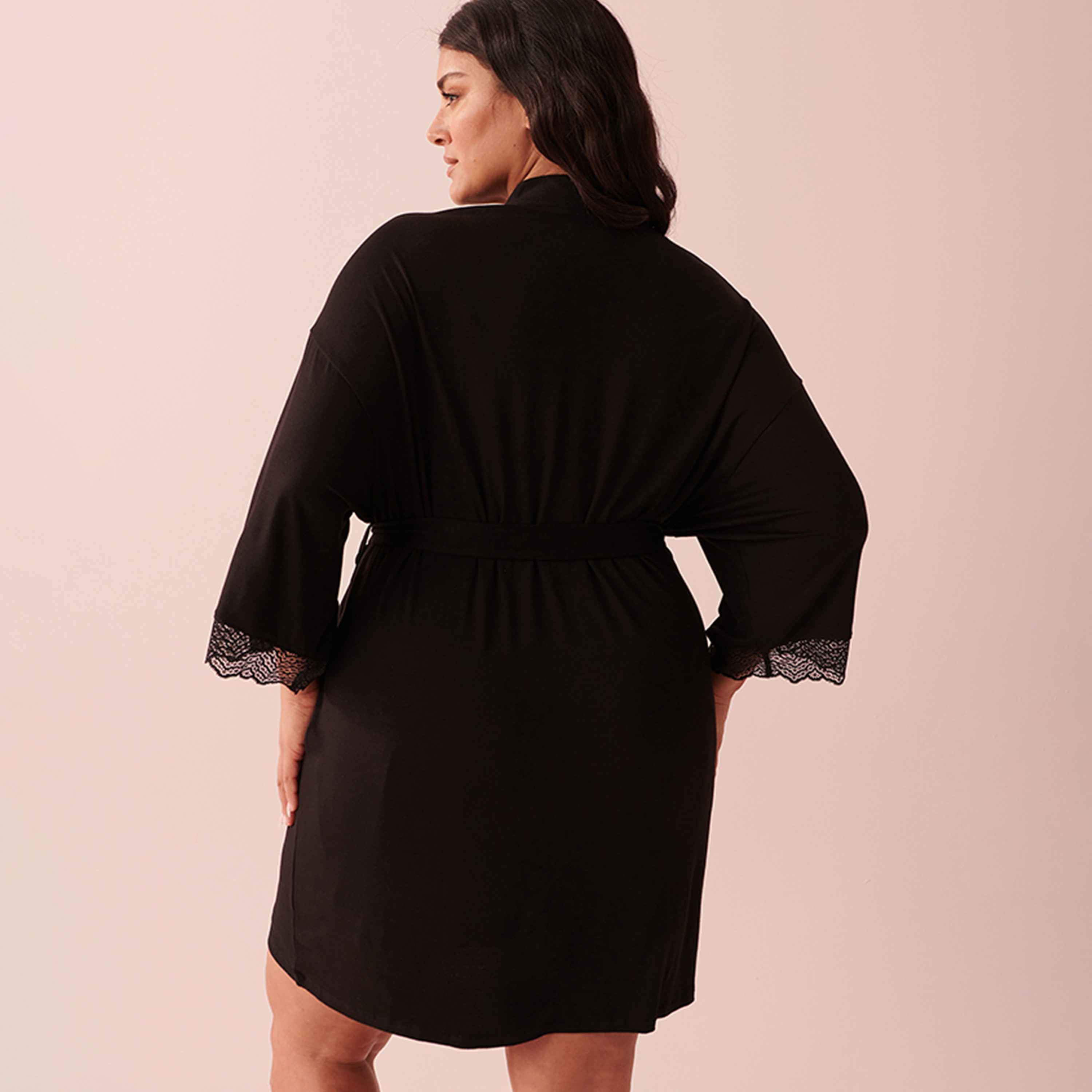La Vie En Rose Women's Animal Print Long Sleeve Robe-women-clothing-nightwear-robes-image-7
