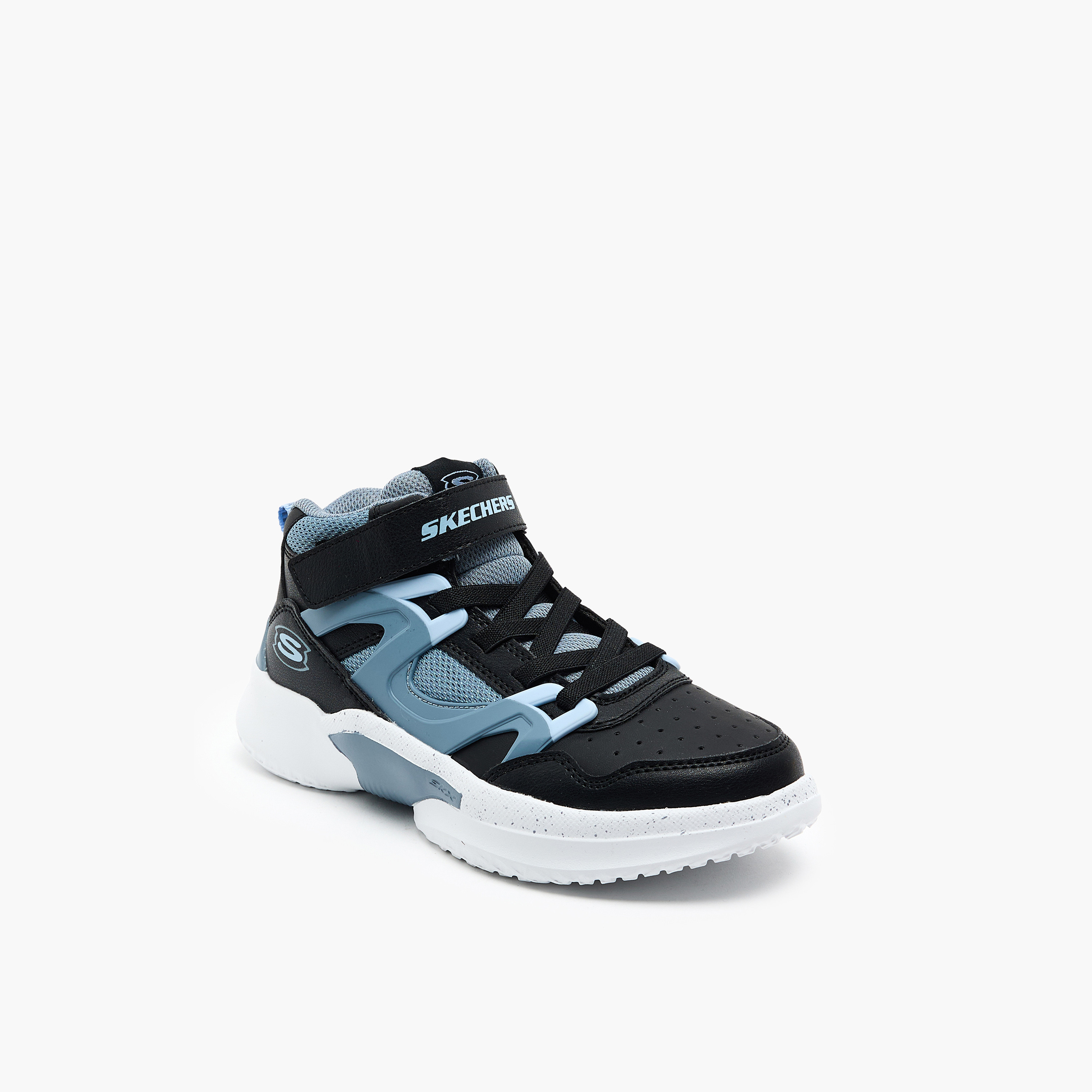 Skechers Boys Skx Court Hype Hook & Loop Cushioned Sole Basketball  Shoes-sports-boys-shoes-image-2
