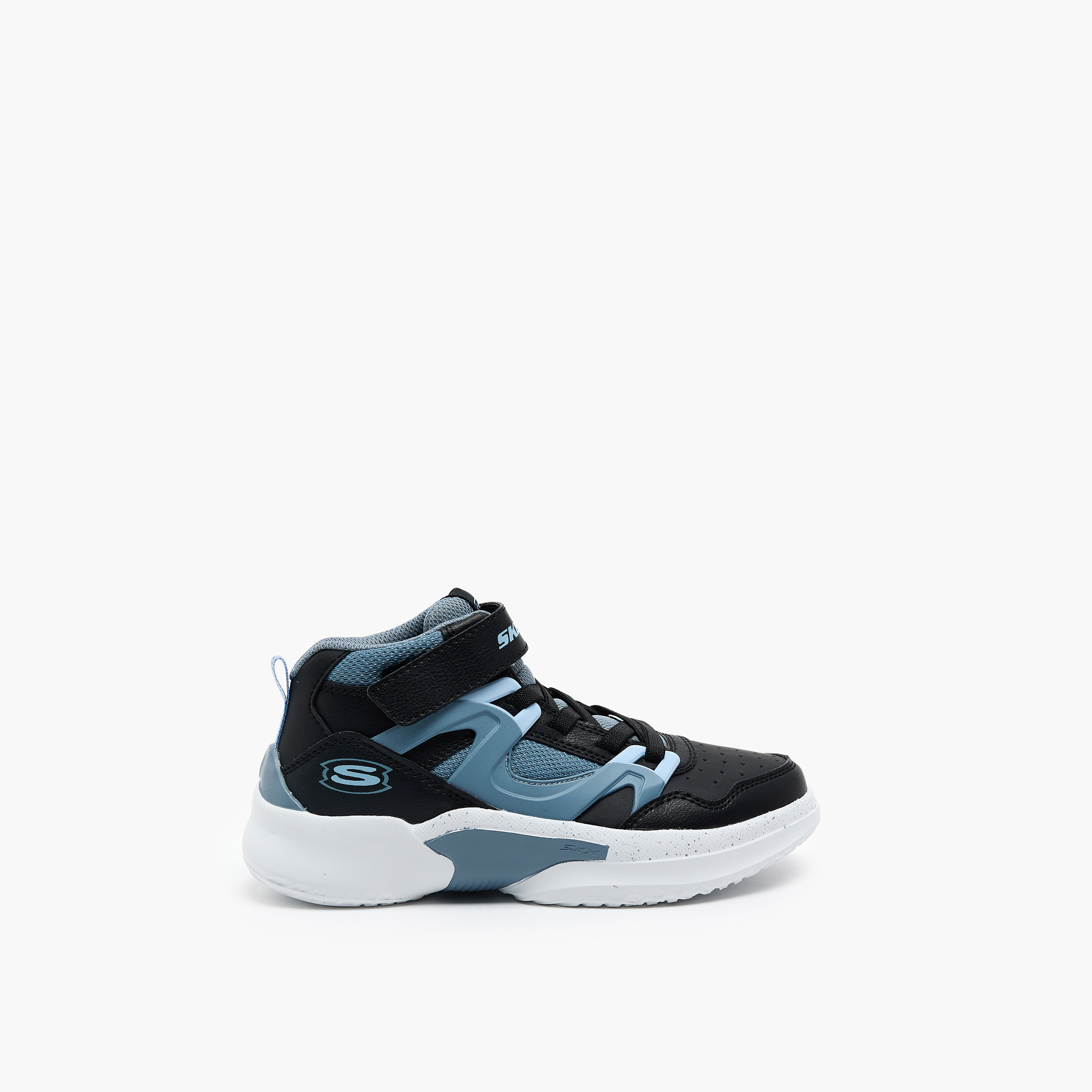 Skechers Boys Skx Court Hype Hook & Loop Cushioned Sole Basketball  Shoes-sports-boys-shoes-image-3