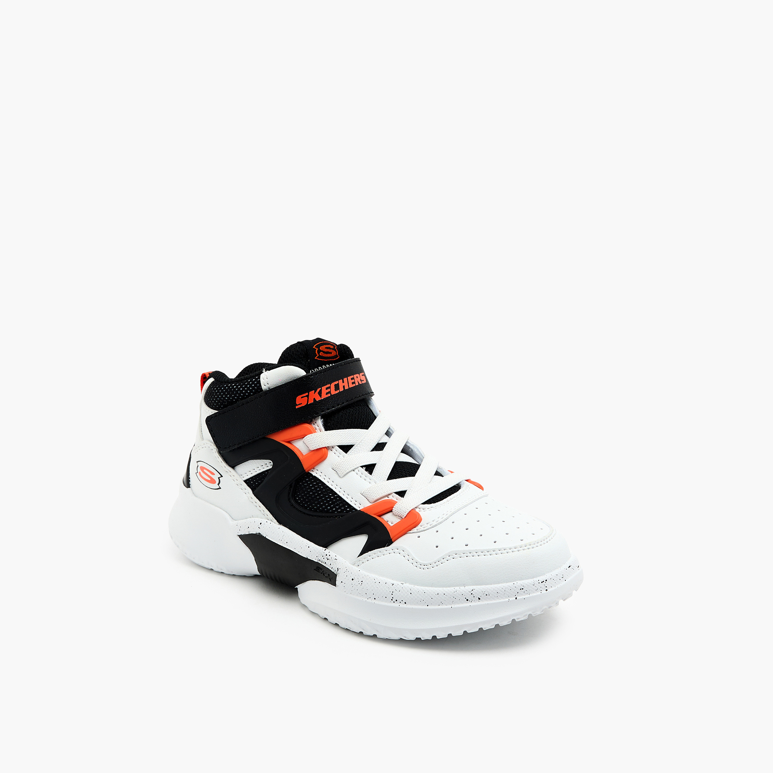 Skechers Boys Skx Court Hype Hook & Loop Cushioned Sole Basketball  Shoes-sports-boys-shoes-image-2