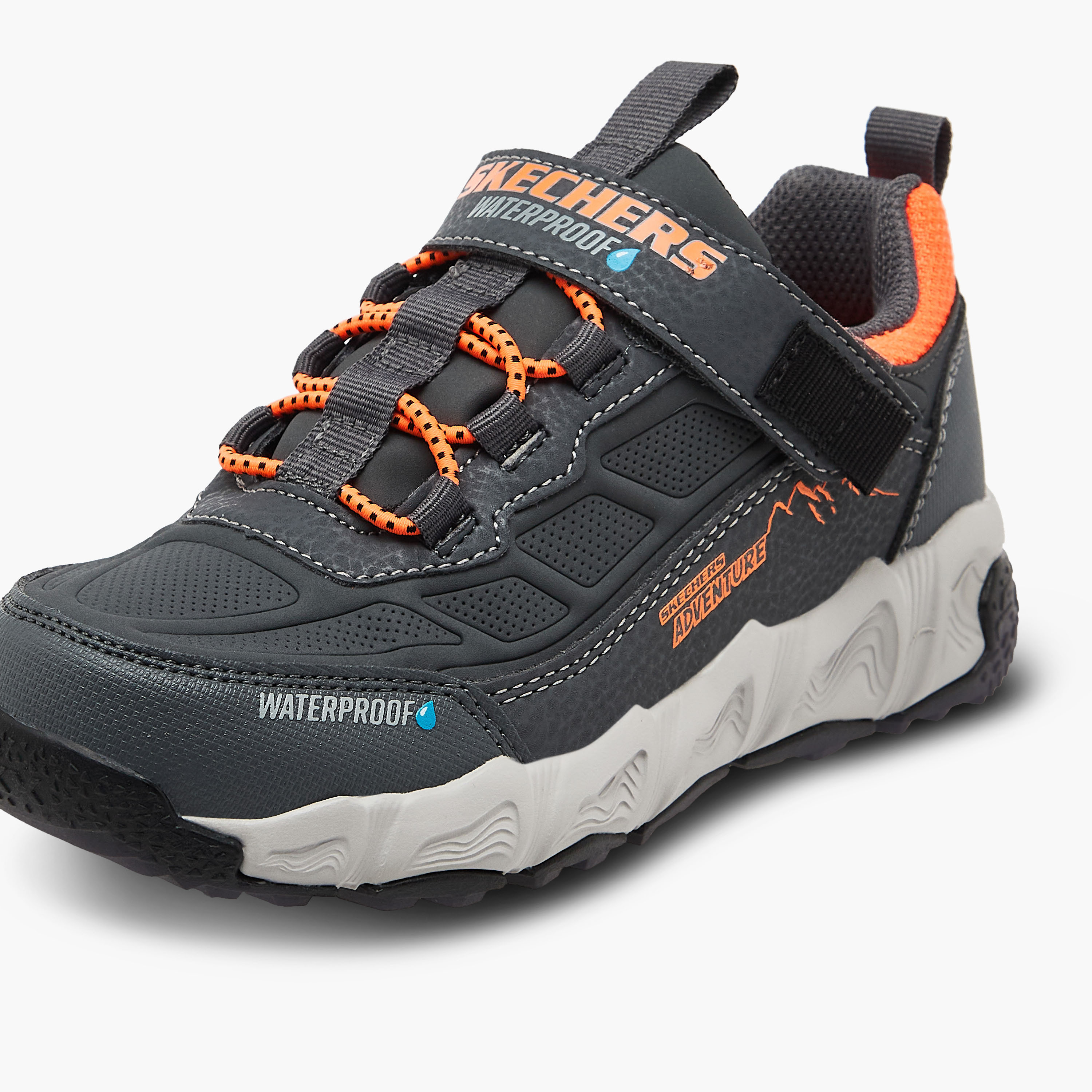 Skechers Boys VELOCITREK Hook & Loop Sneakers 406448L | OE-boys-shoes-sneakers-image-4