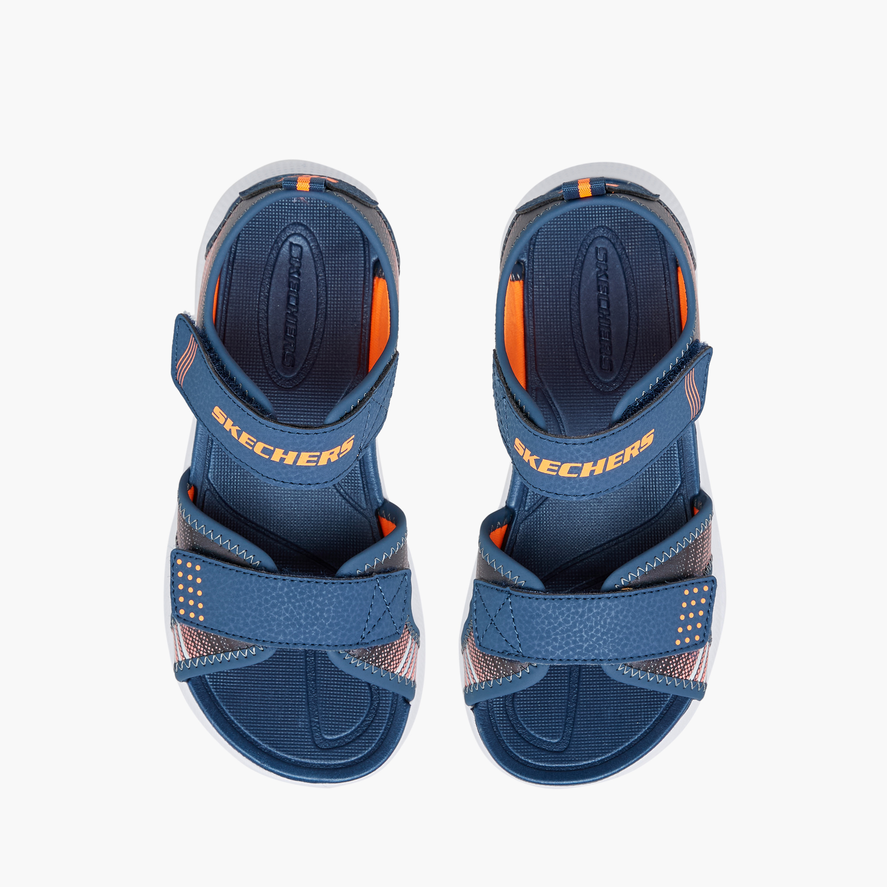 Skechers Boys' Microspec-Splash Hook & Loop Floaters 407034L | OE-boys-shoes-sandals-image-1
