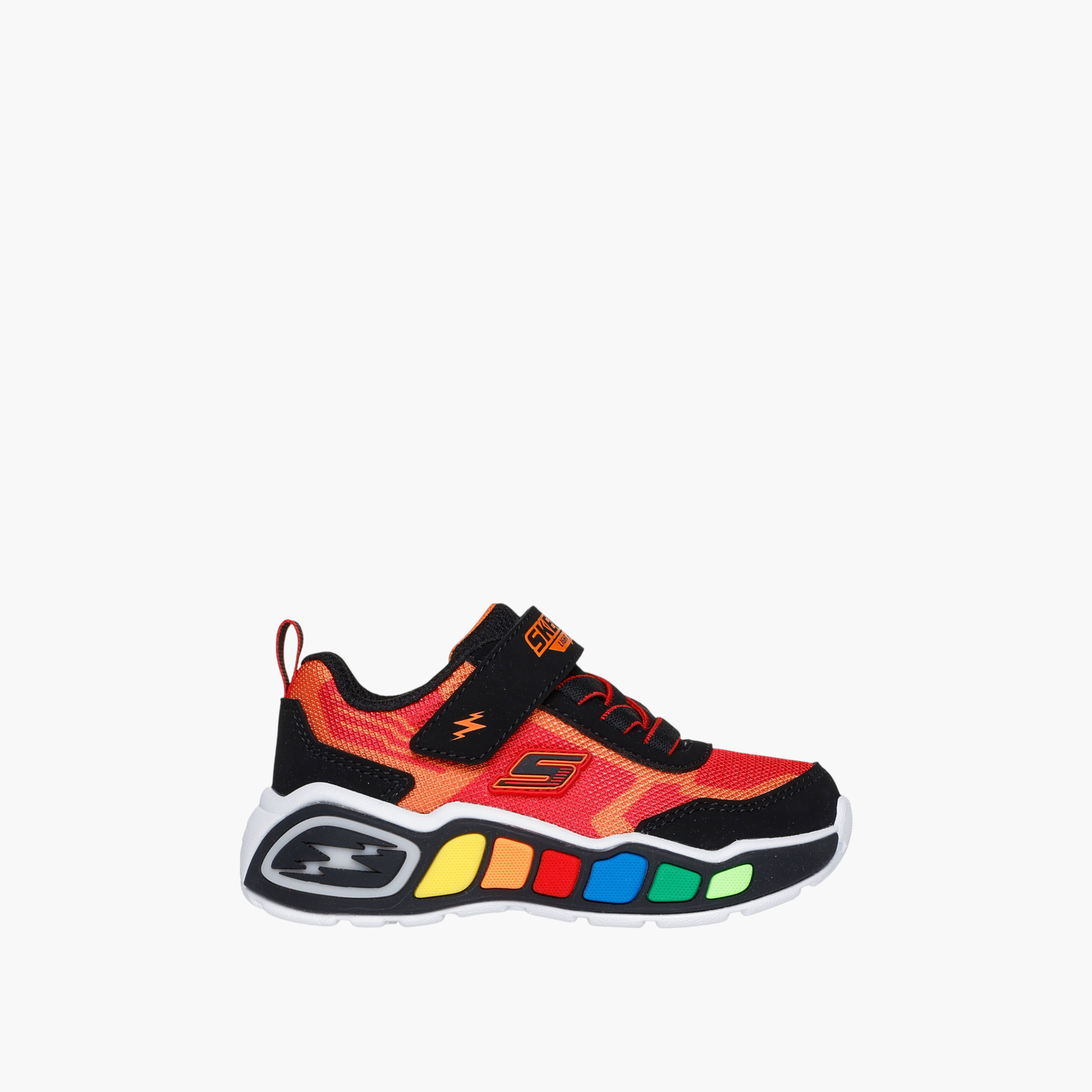 Skechers Boys' PLAY SCENE Sneakers with Hook and Loop Closure - 407606N-BKRD-boys-shoes-sneakers-image-2