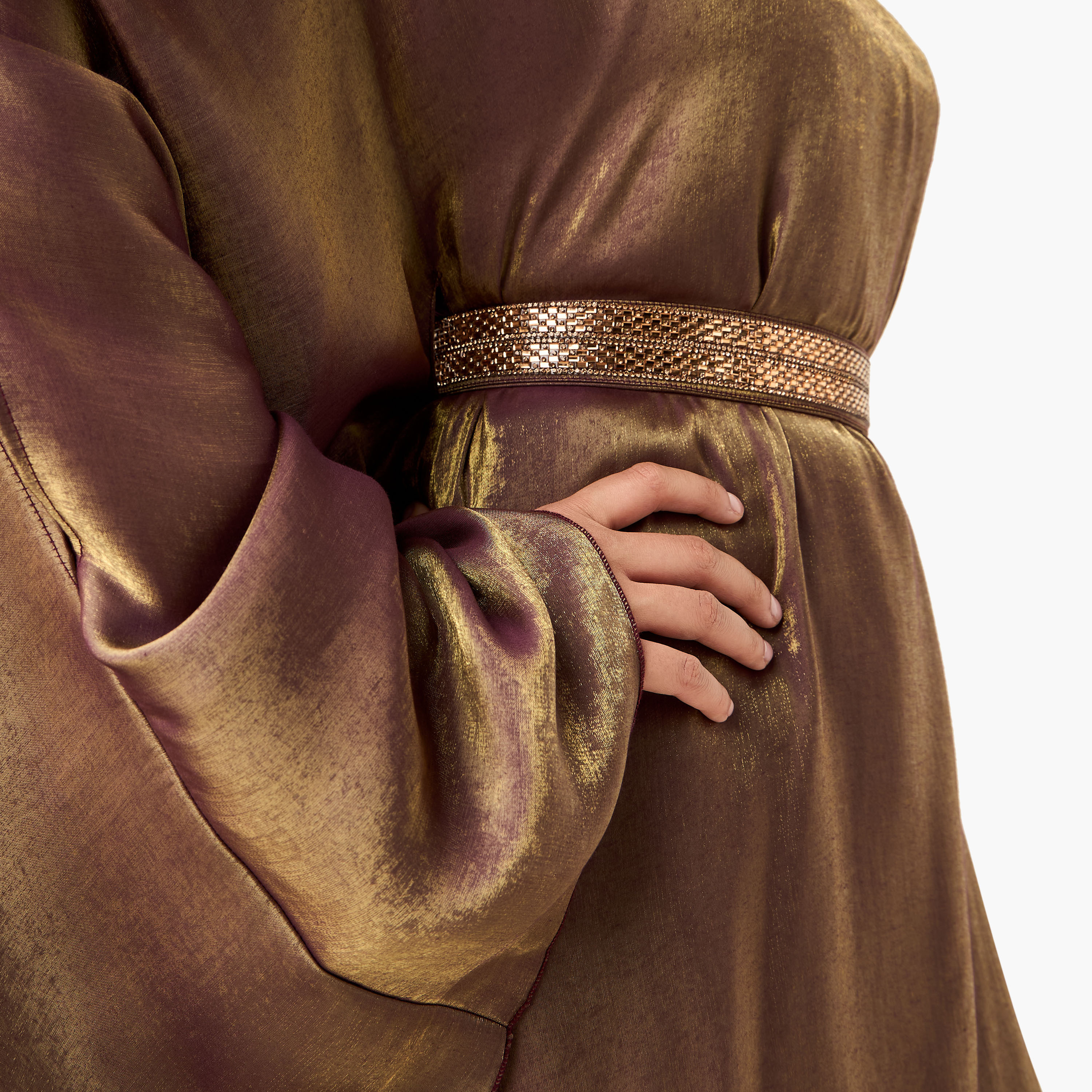 Golden Apple Embellished One Shoulder Dress-women-clothing-dresses-image-4