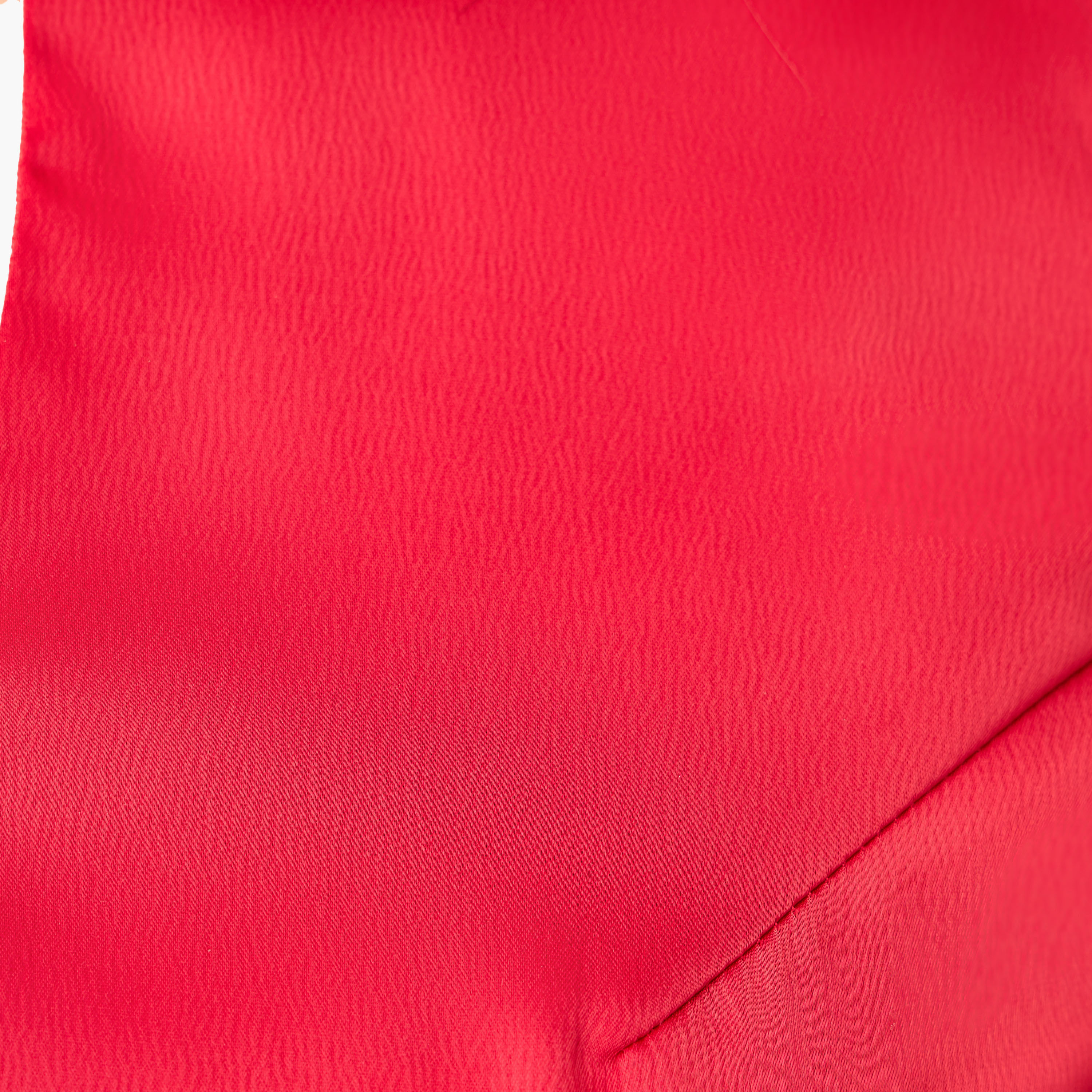 فستان مزين شيفون بياقة بفتحة وأكمام كيب من جولدن أبل-women-clothing-dresses-image-5