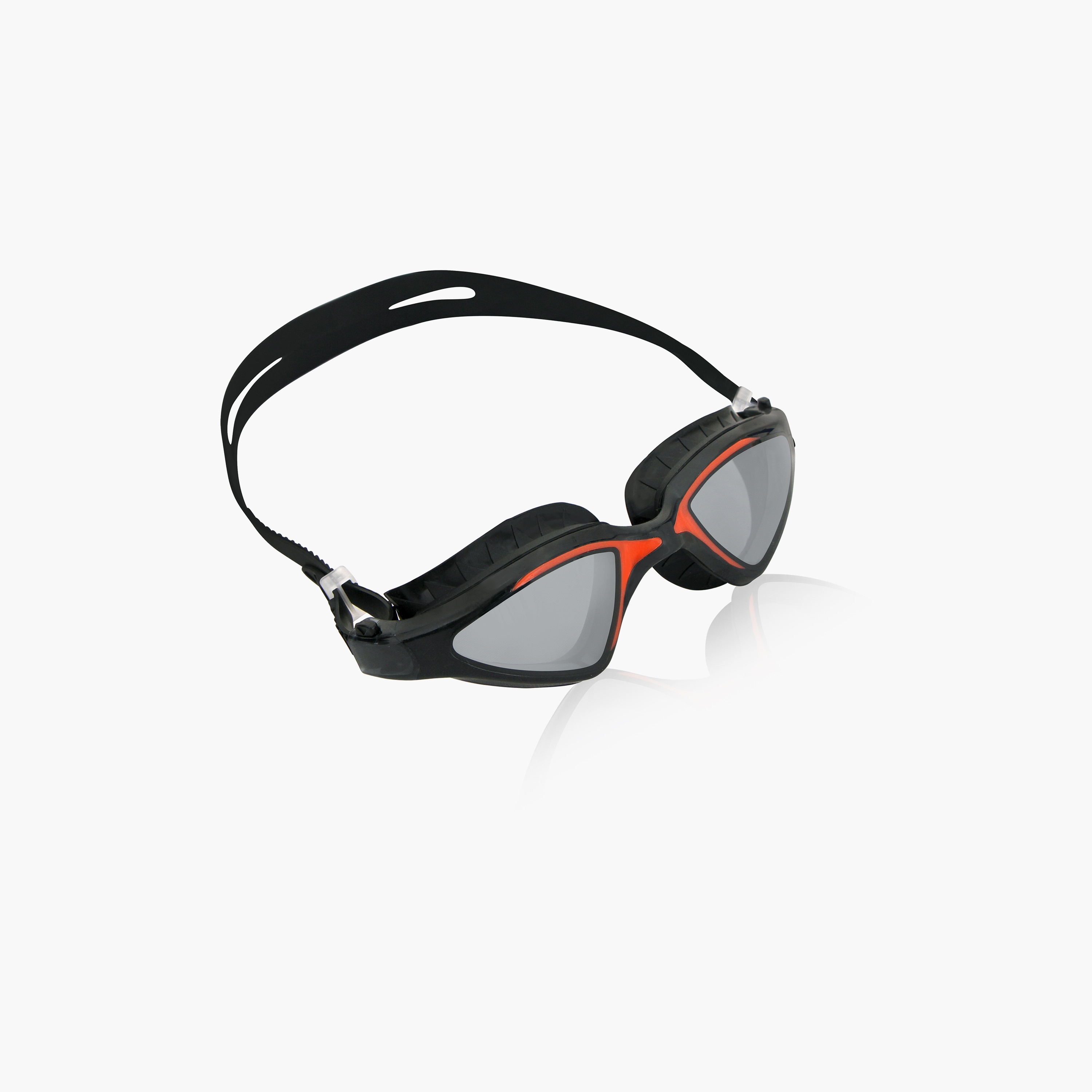 Nivia Unicore Swimming Goggles - Black & Red-sports-gear-swimming-men-image-3