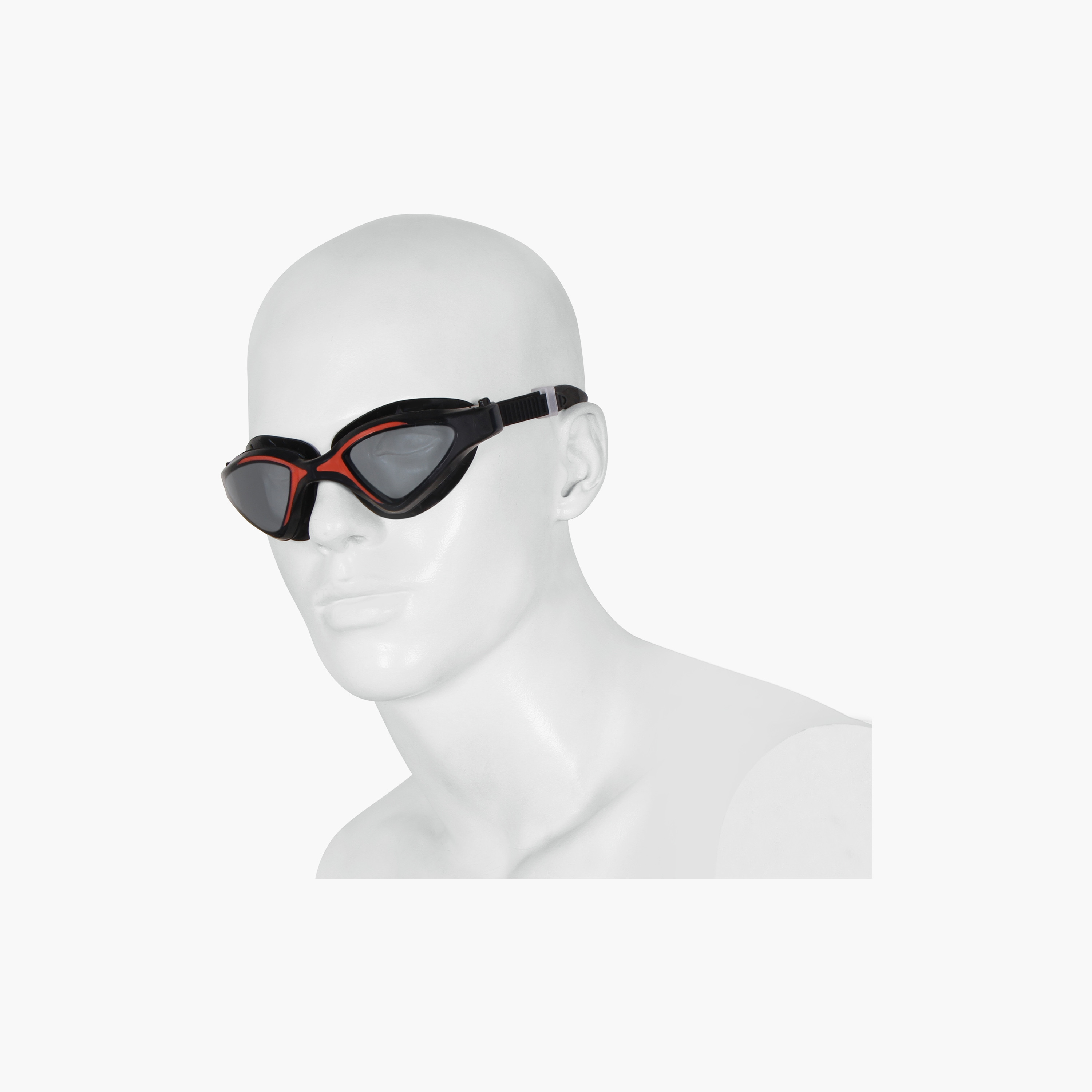 Nivia Unicore Swimming Goggles - Black & Red-sports-gear-swimming-men-image-4