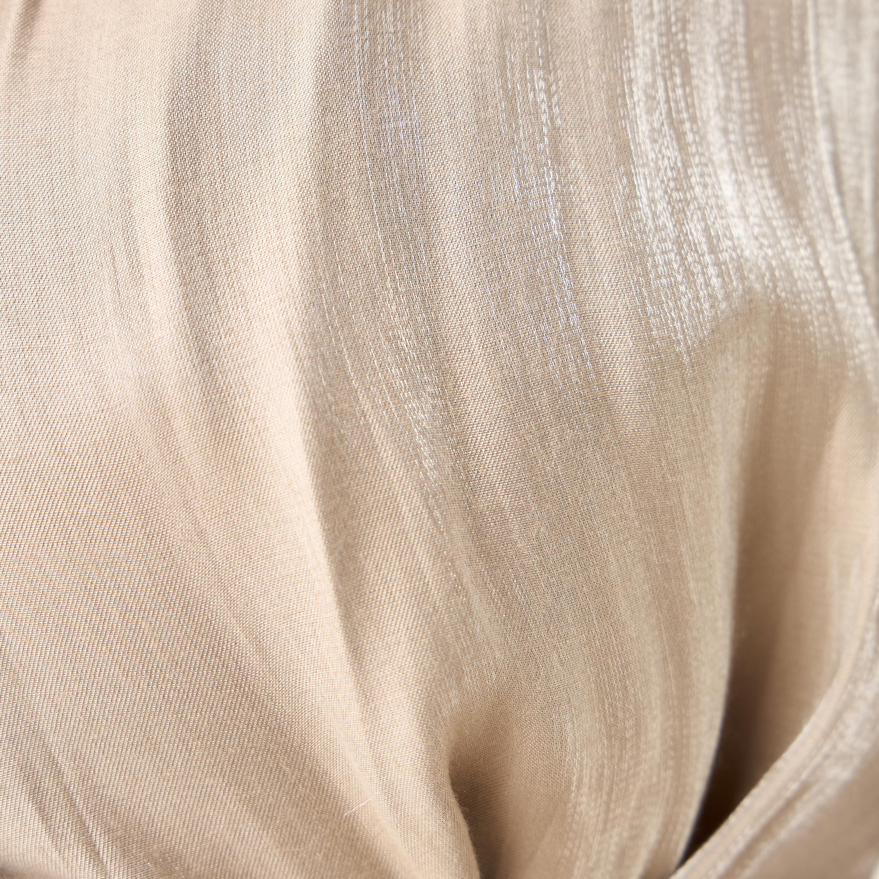 Golden Apple Solid Wrap Dress with V-neck and Tulip Hem-women-clothing-dresses-image-5