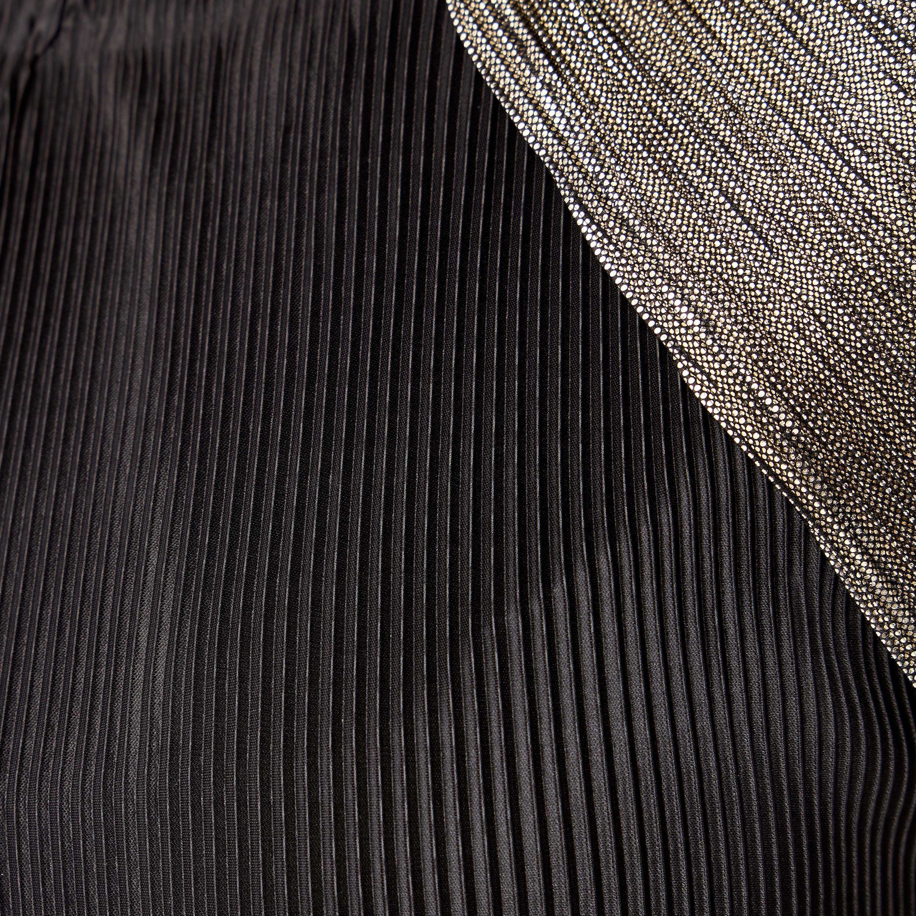 Golden Apple Pleated Maxi Dress with Round Neck and Cape Detail-women-clothing-dresses-image-5