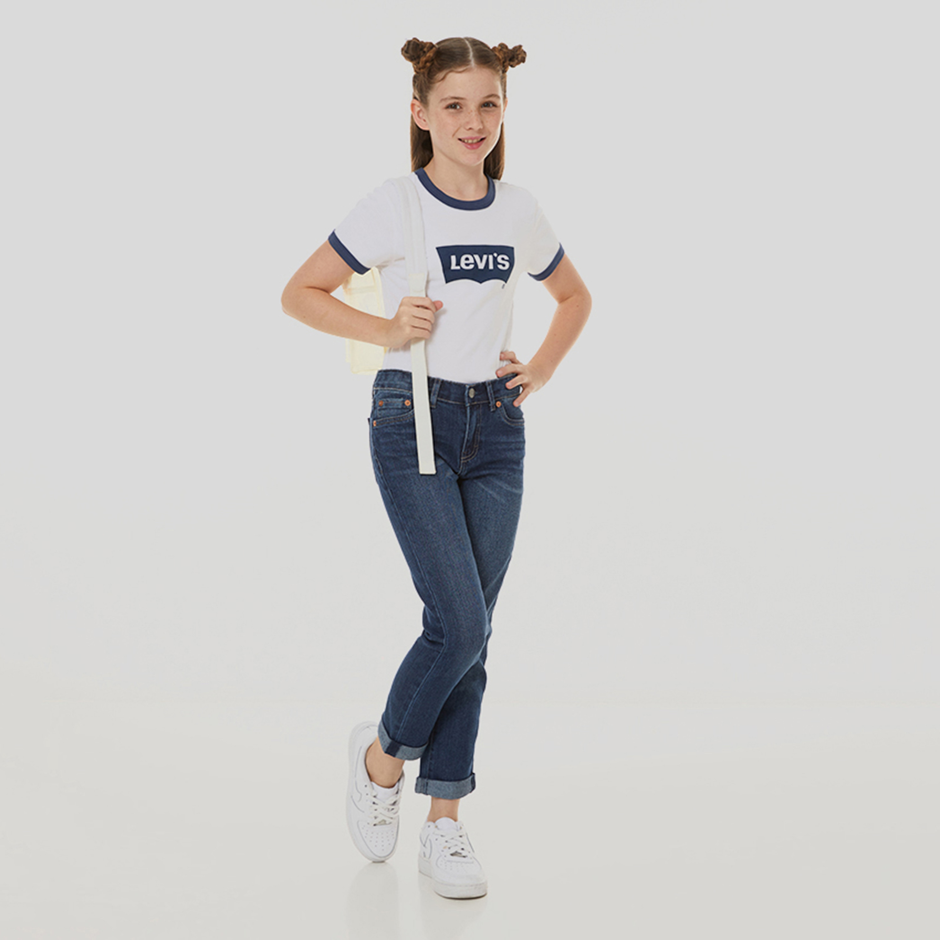 Levi's Girls Blue Solid Pocket Detail Jeans-girls-clothing-bottoms-jeansandjeggings-image-5
