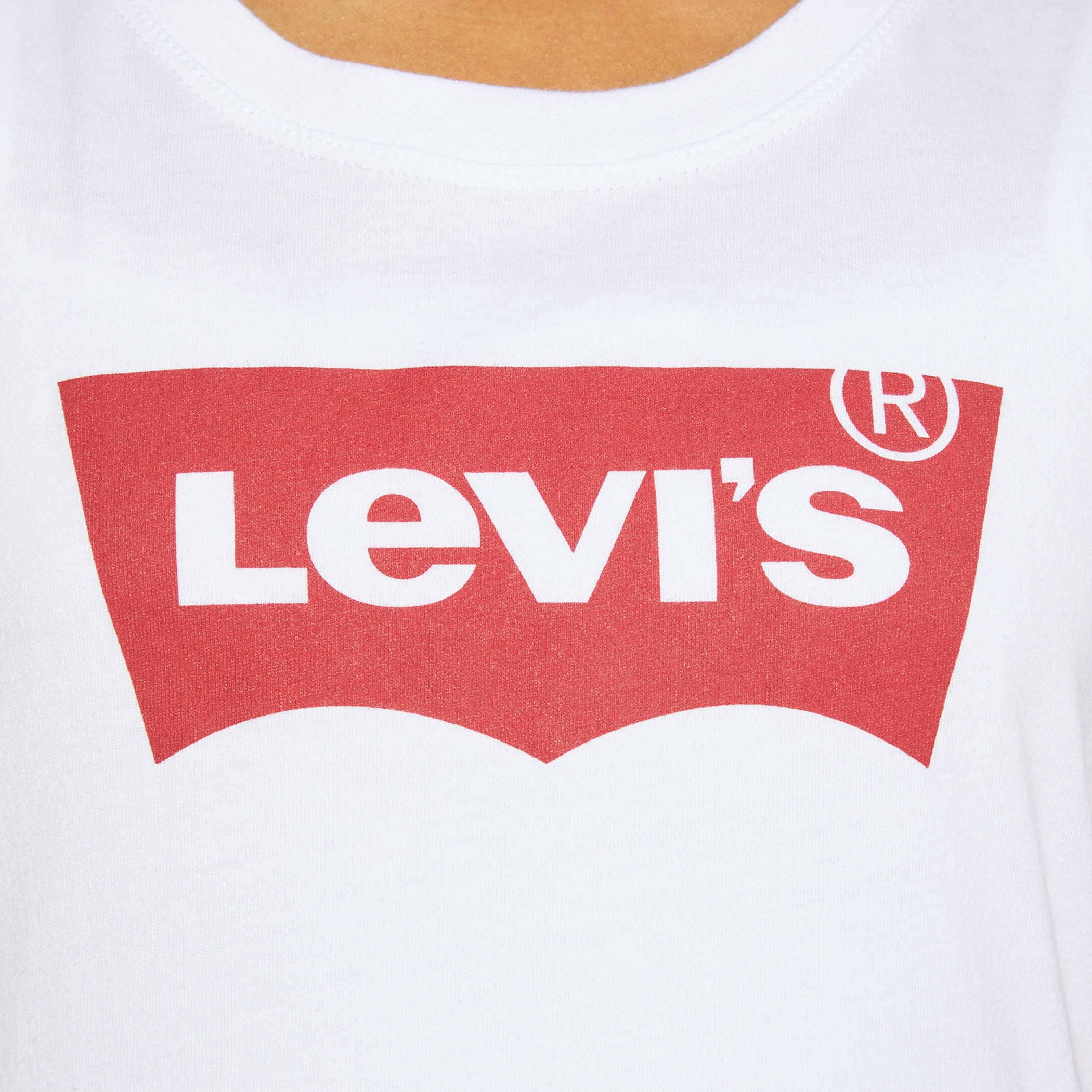 تيشيرت بياقة مستديرة وأكمام قصيرة وطبعات شعار من ليفايز-girls-clothing-tshirts-image-3