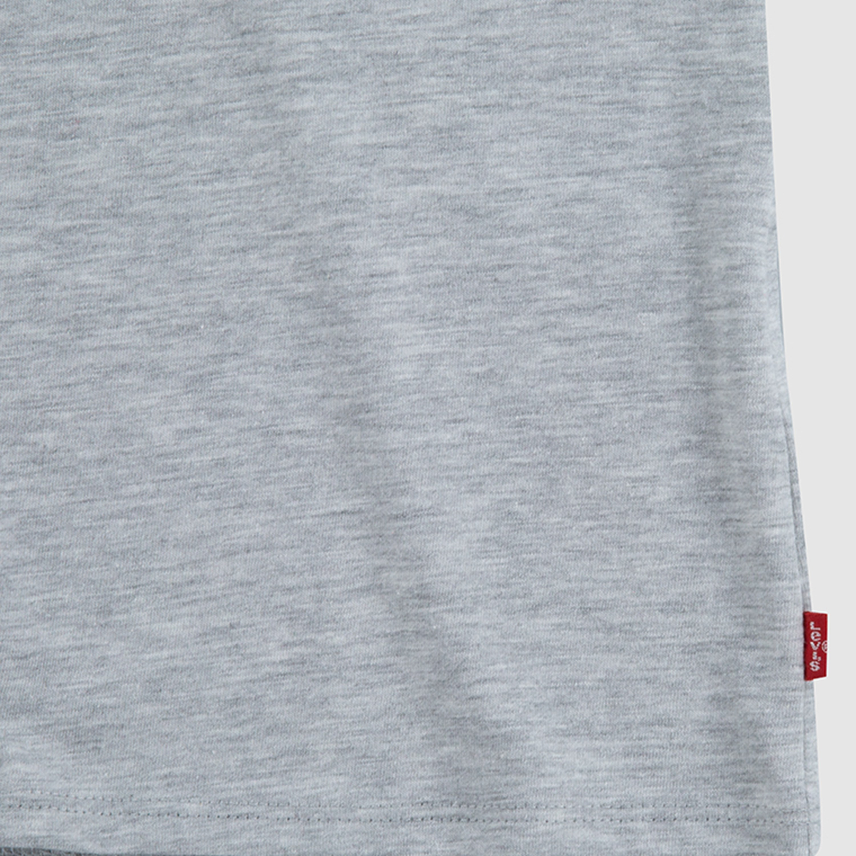 Levi's Girls Grey Logo Crew Neck Short Sleeves T-Shirt-girls-clothing-blousesandshirts-image-3
