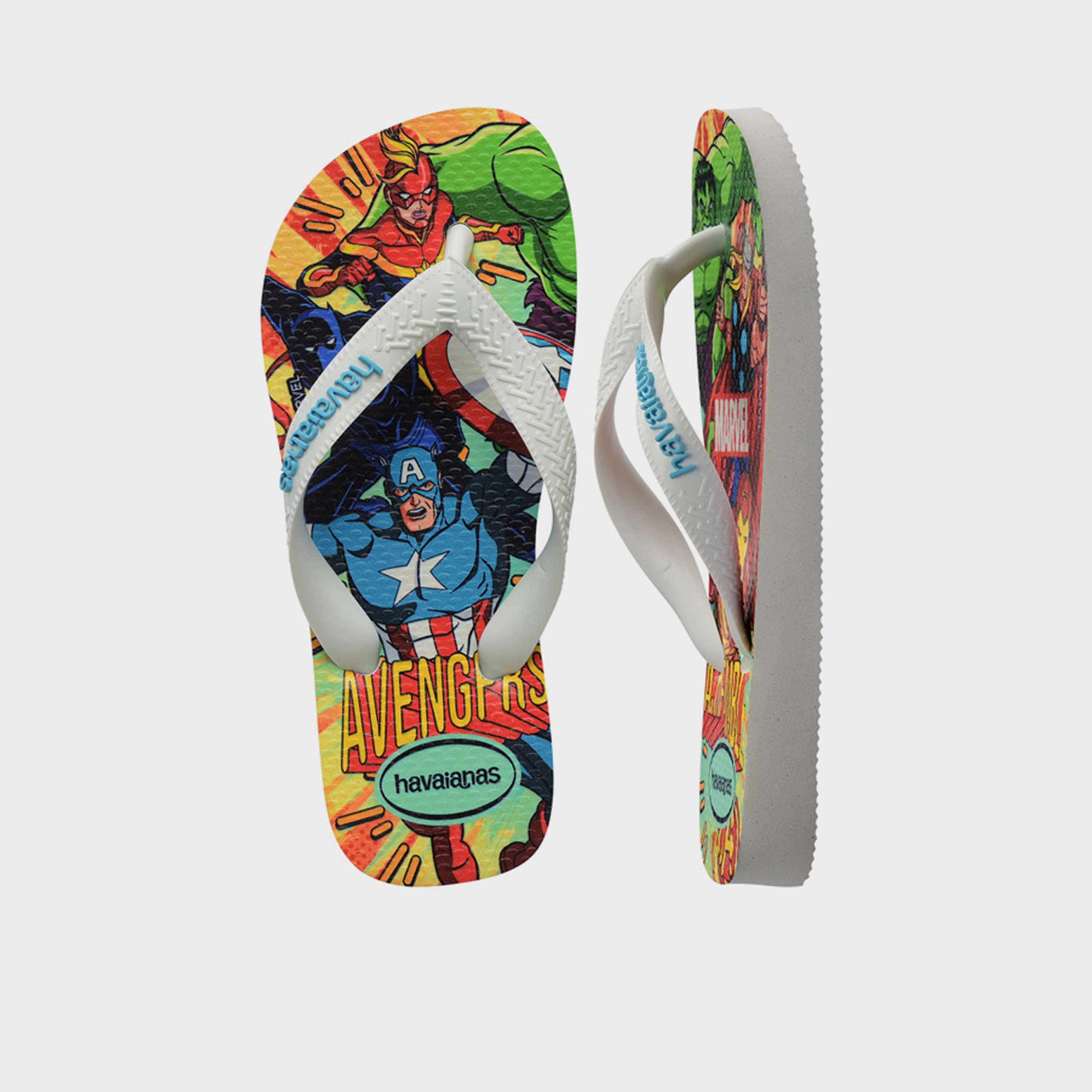 هافاياناس - شبشب للأطفال سهل الارتداء بتصميم مارفل 2 | 4148300-7854-boys-shoes-flipflopsandslides-image-4