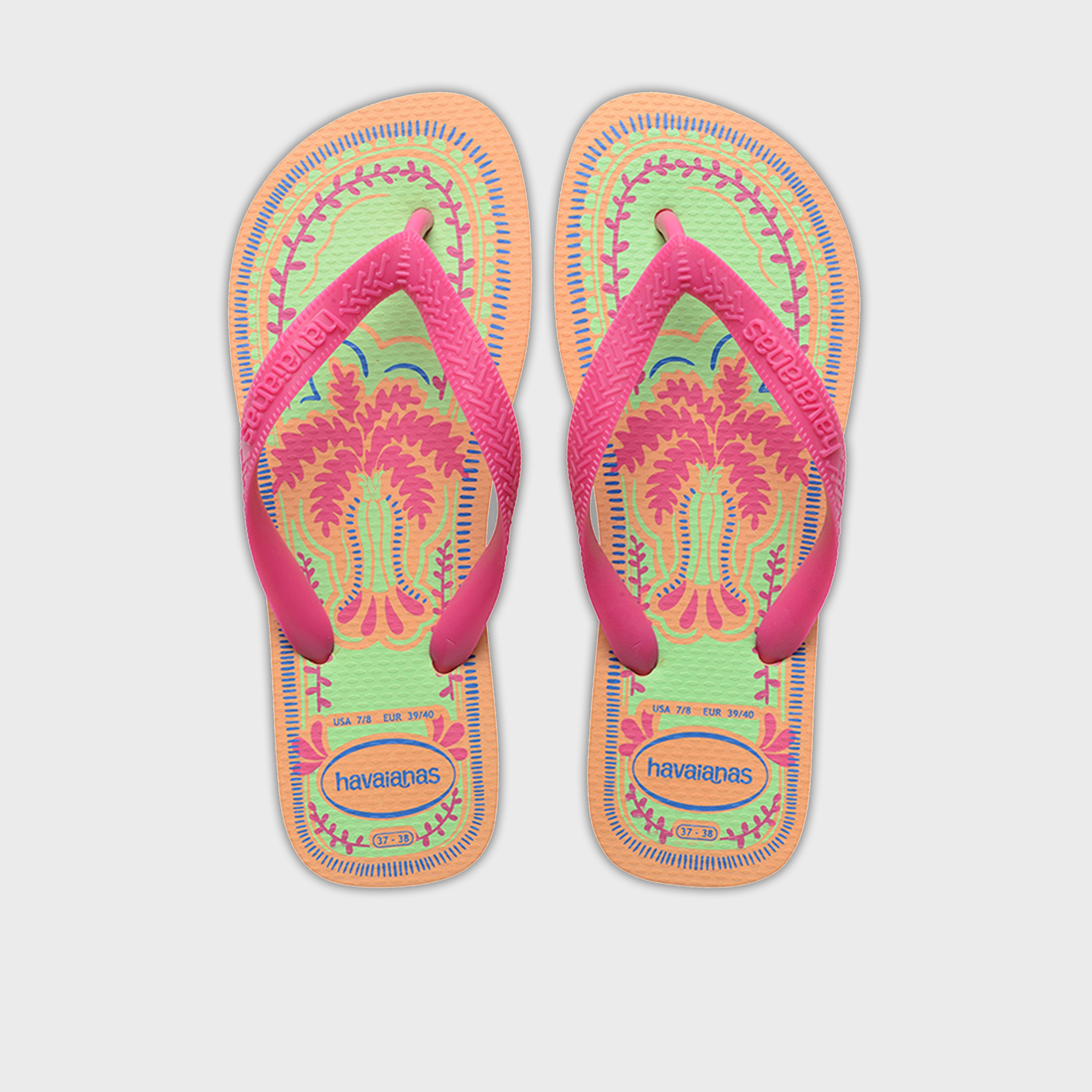 Havaianas Women's Slip-On Top Summer Vibes Thong Slippers | 4150162-0027-women-shoes-flipflopsandslides-image-1