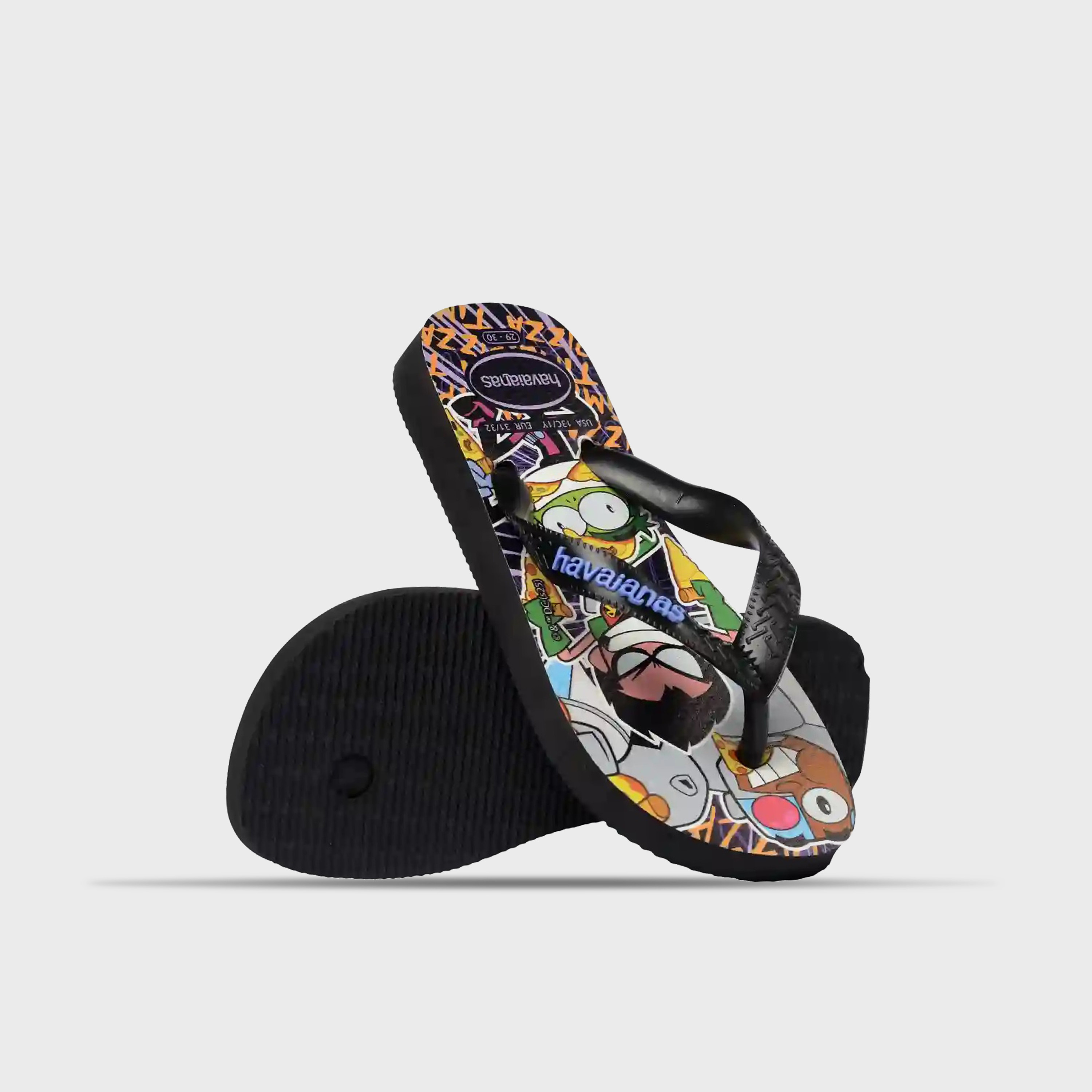 Havaianas Kids Slip-On Top Warner Thong Slippers | 4150291-0090-boys-shoes-flipflopsandslides-image-3